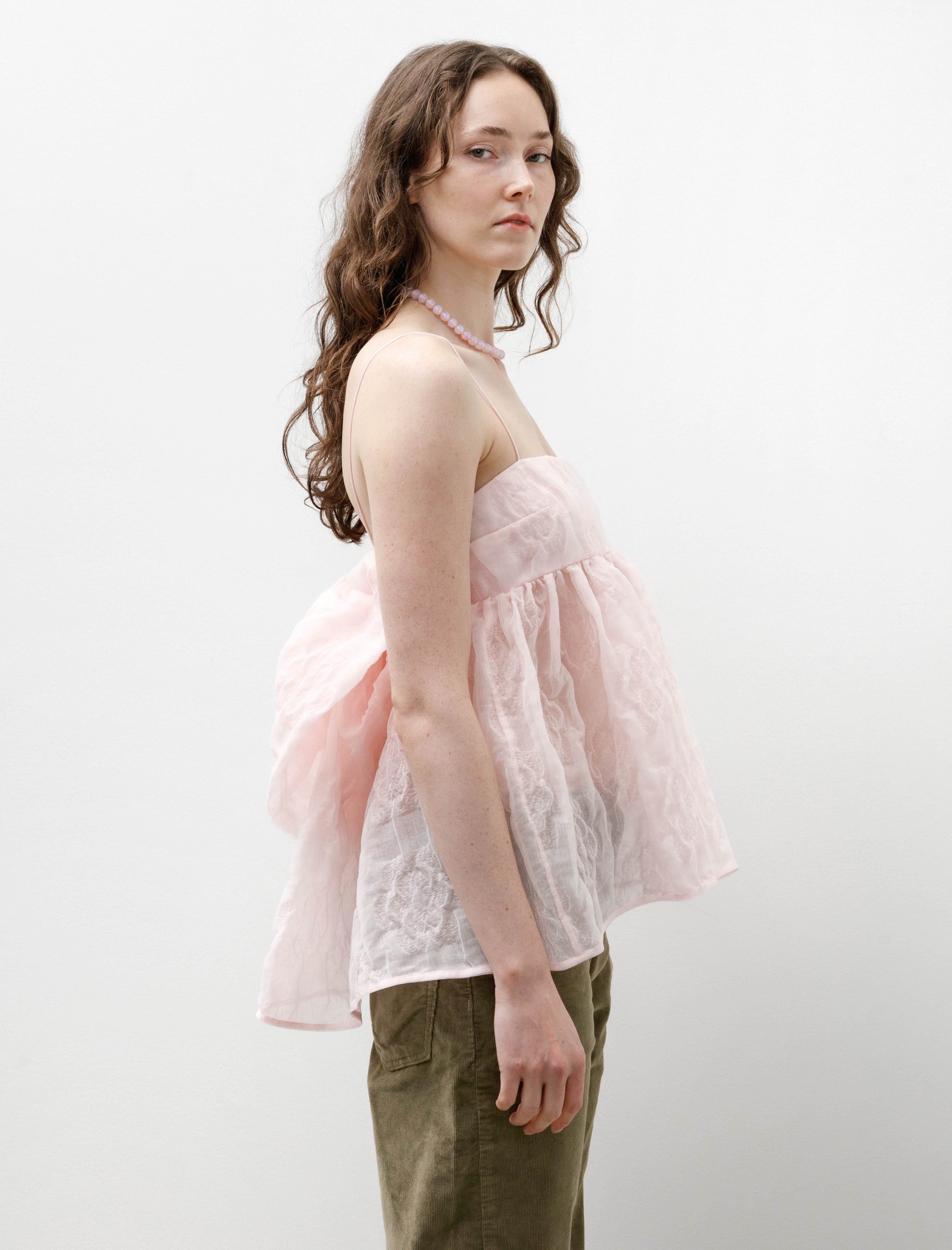 Cecilie Bahnsen Veronica Top Pink