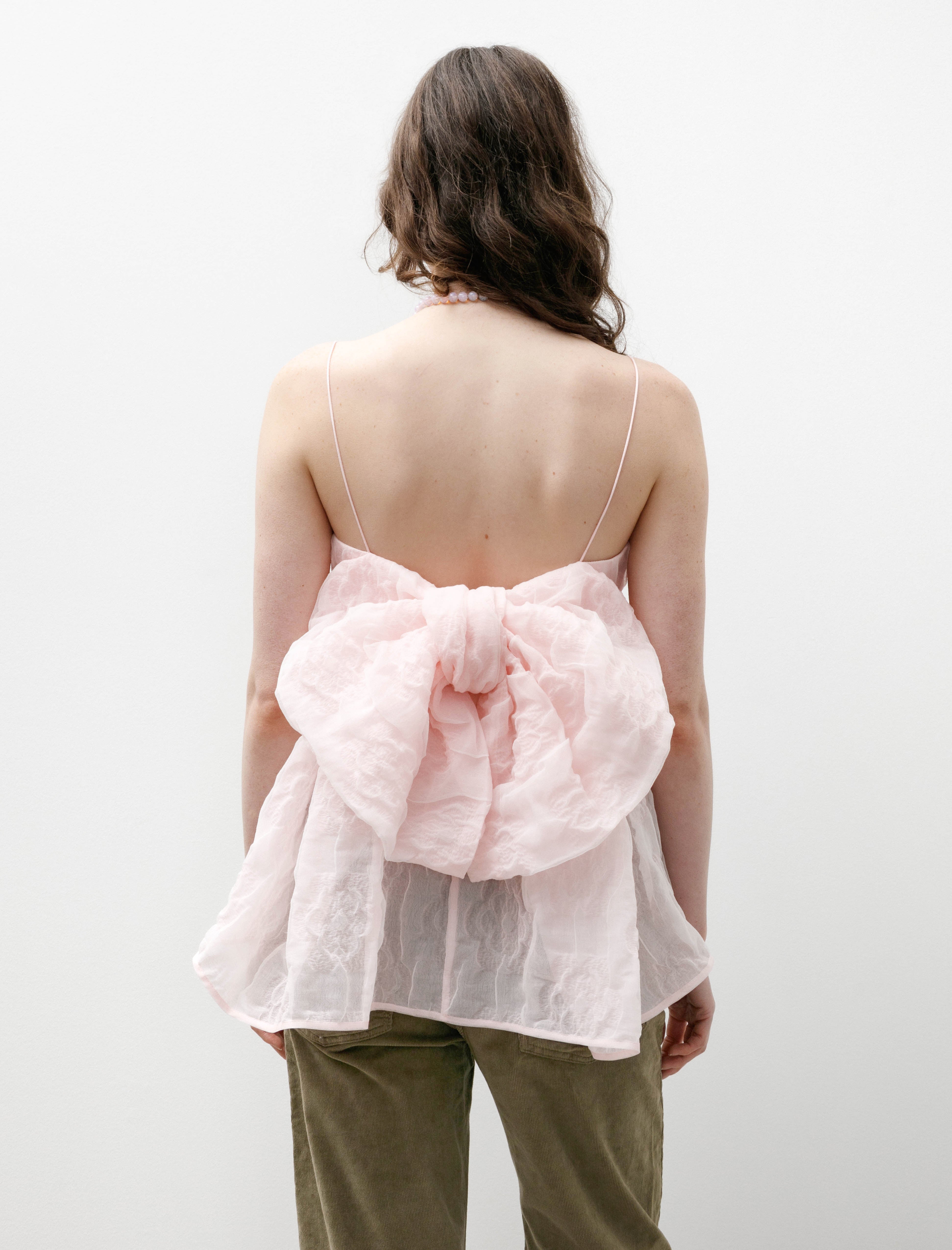 Cecilie Bahnsen Veronica Top Pink