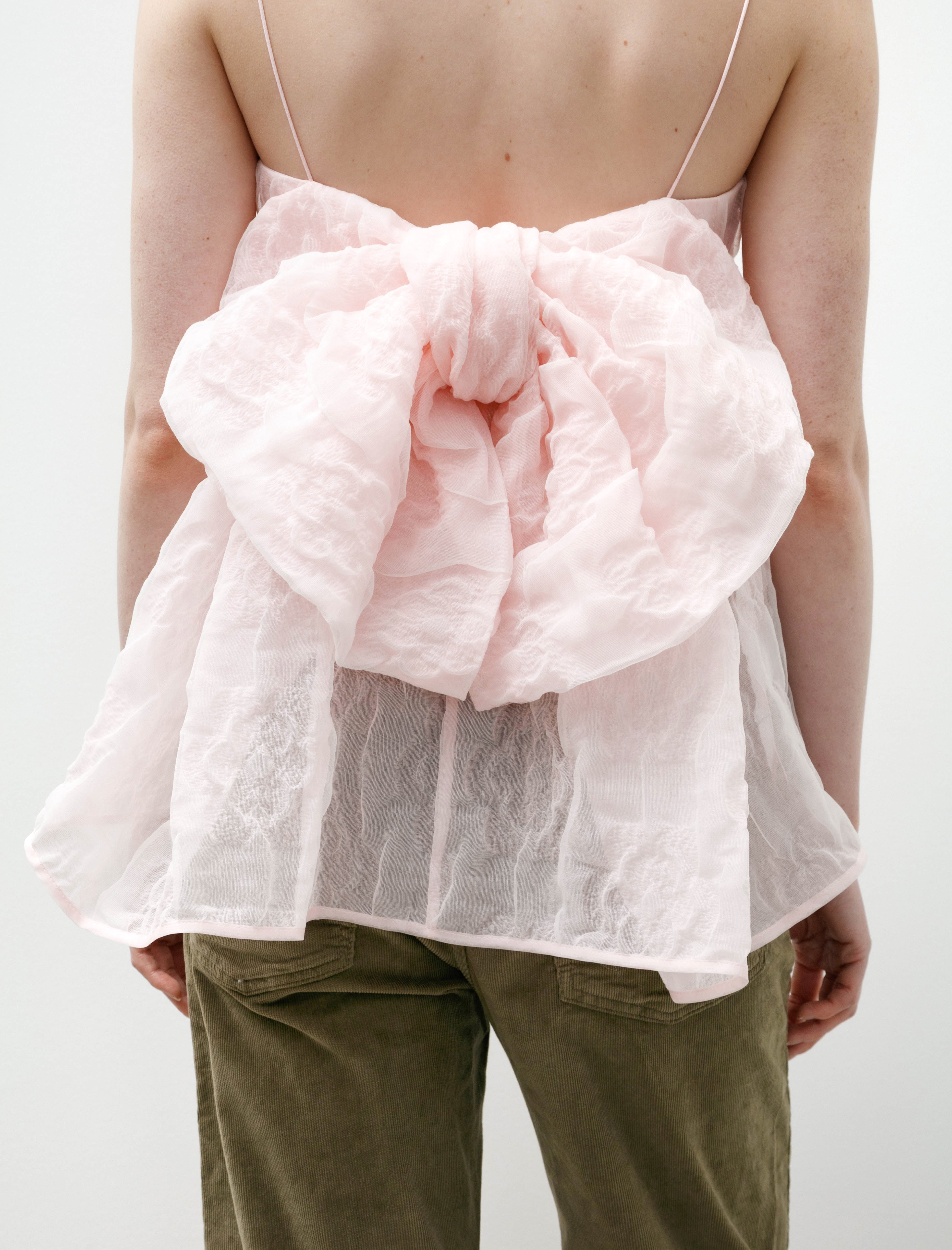 Cecilie Bahnsen Veronica Top Pink