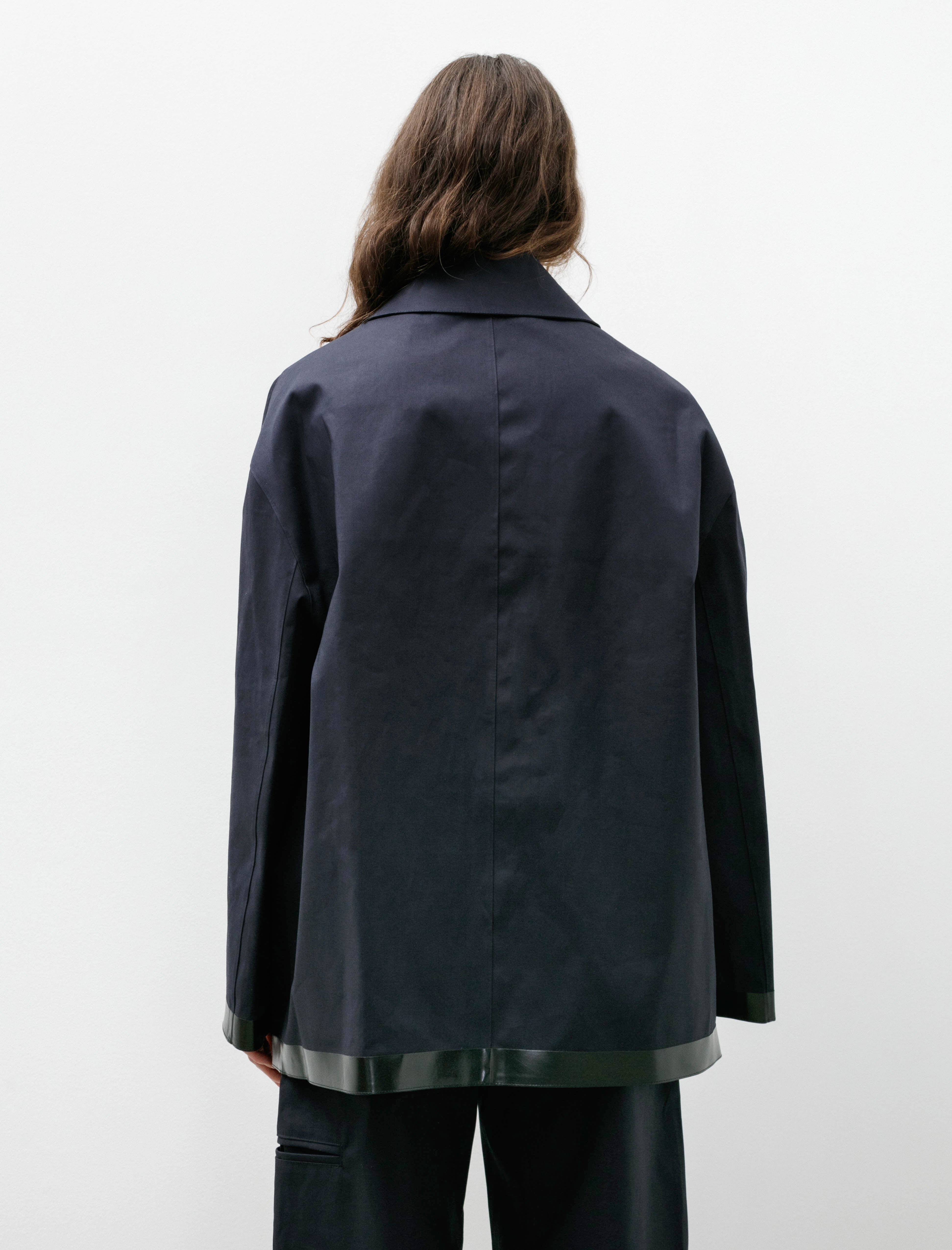 Studio Nicholson SN x Mackintosh Teviot Short Mac Coat Navy