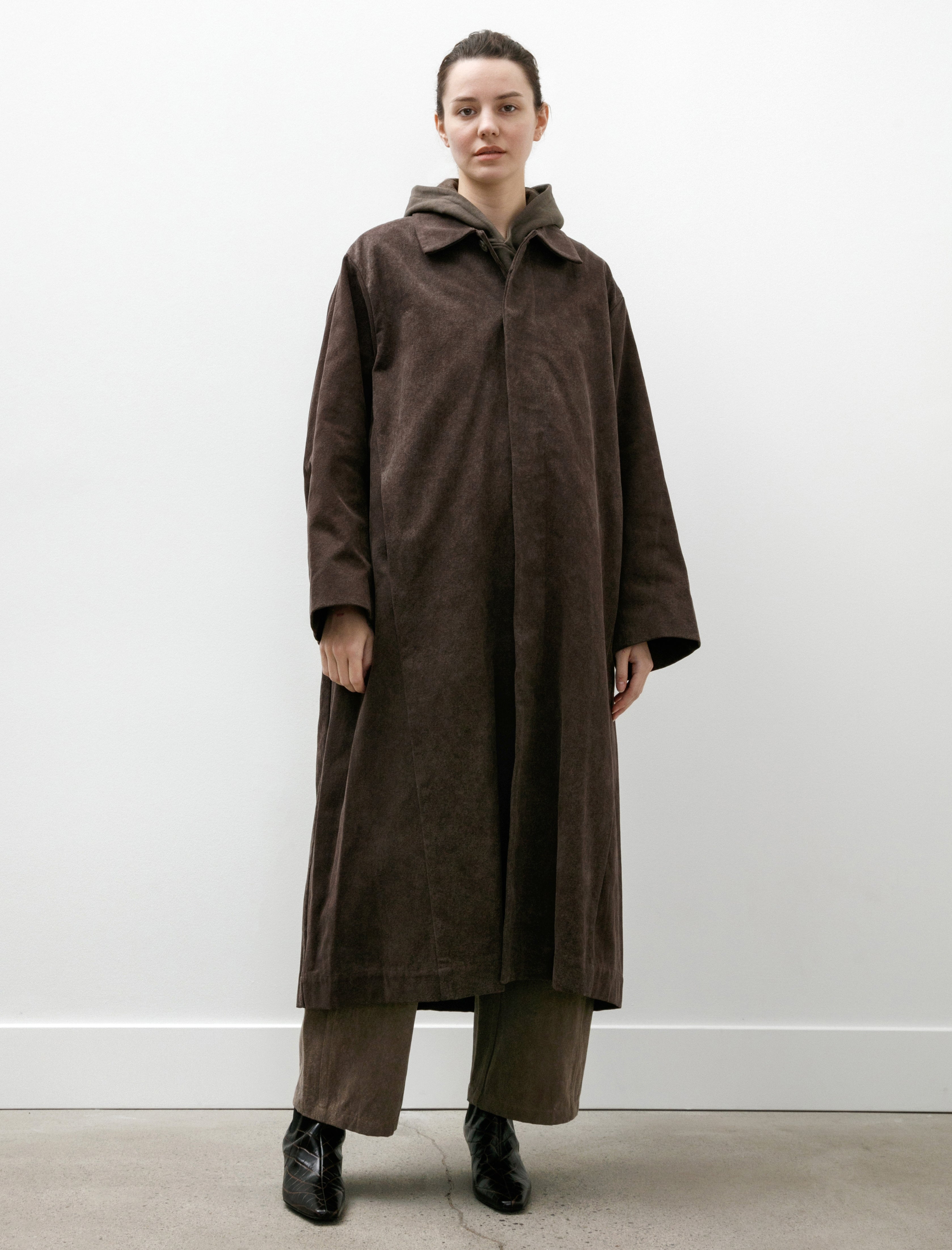 Lauren Manoogian Canvas Car Coat Washed Soil