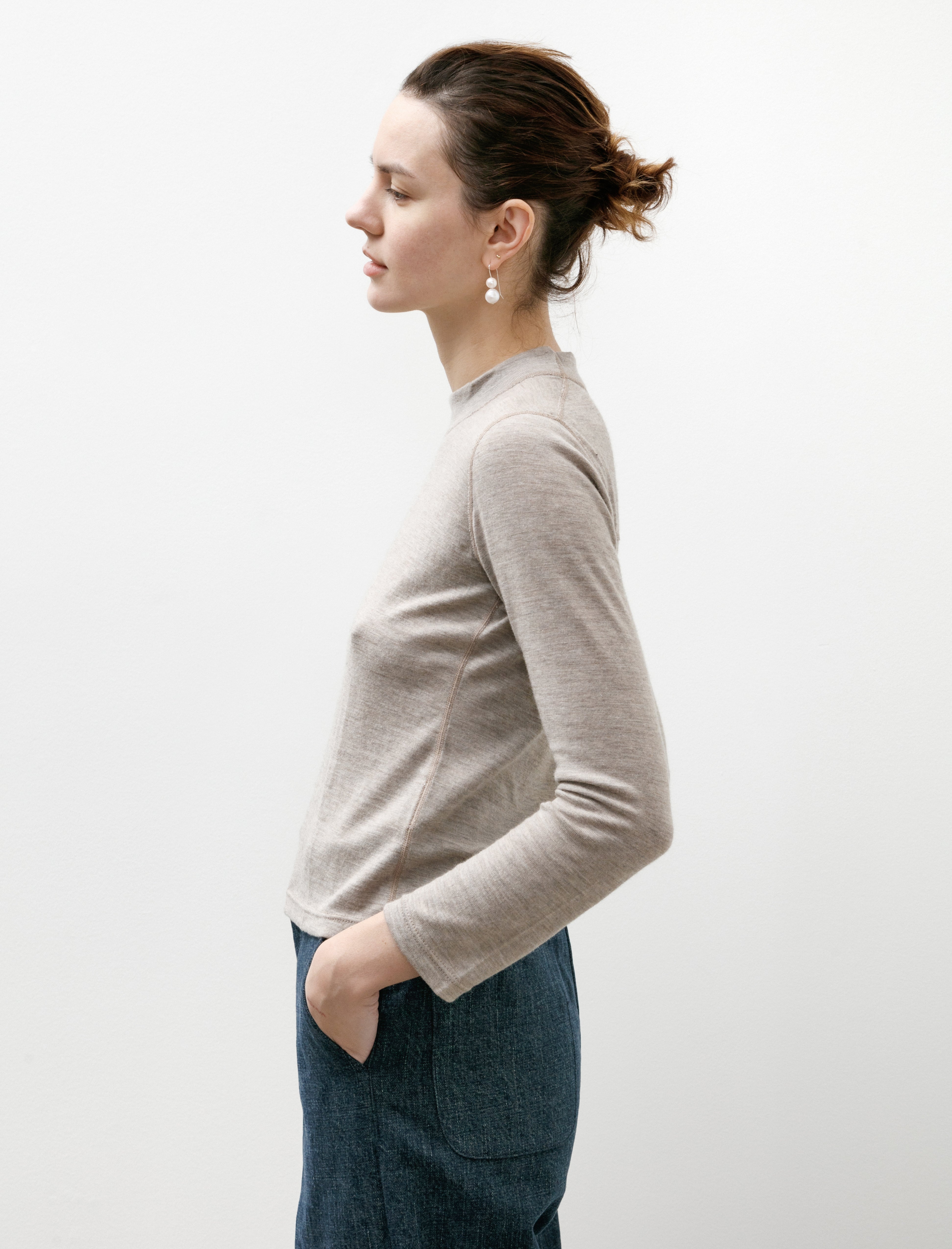 MAN-TLE W-R19 Underlayer-6 LS Ground Knit