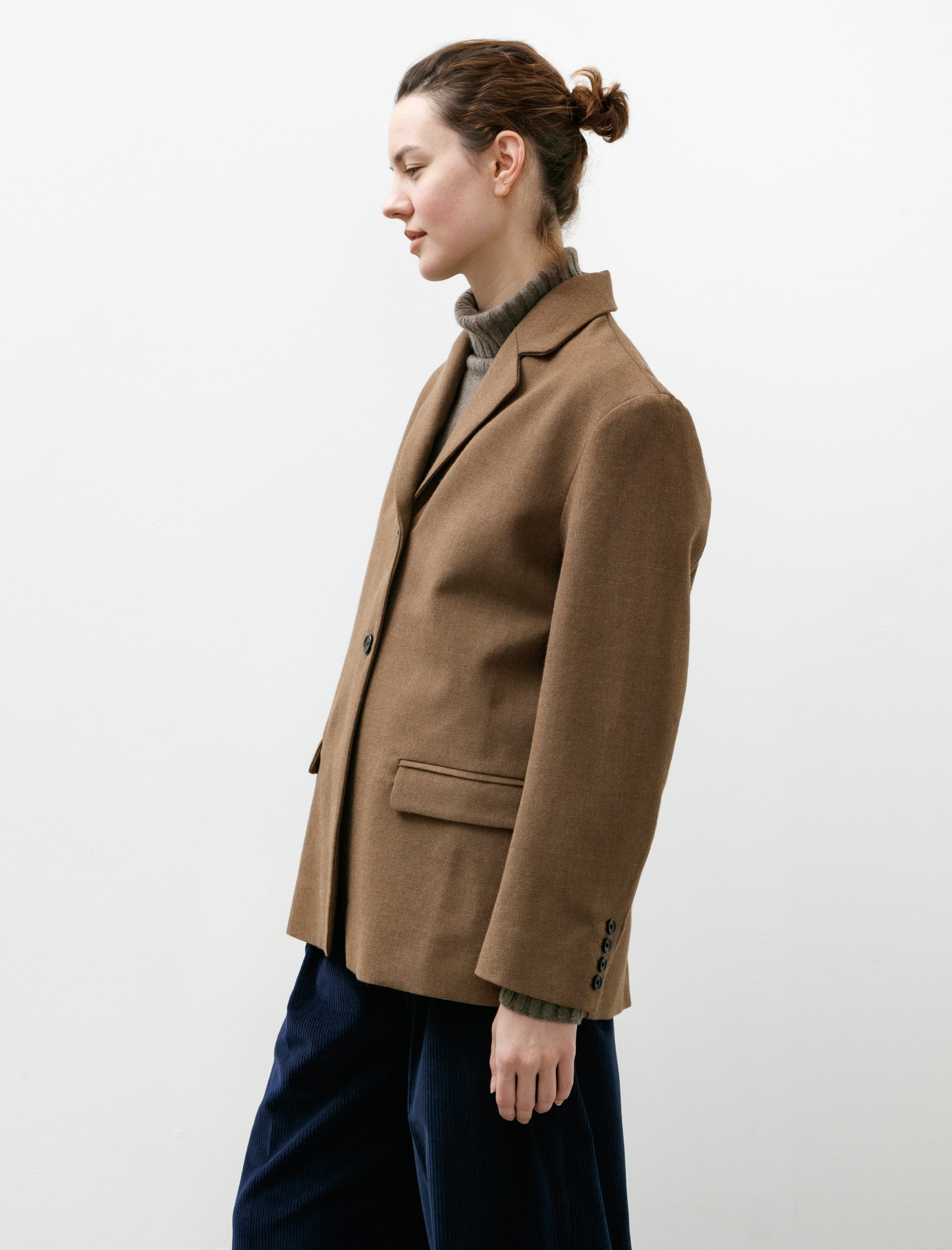 Cawley British Wool Andie Blazer Tobacco