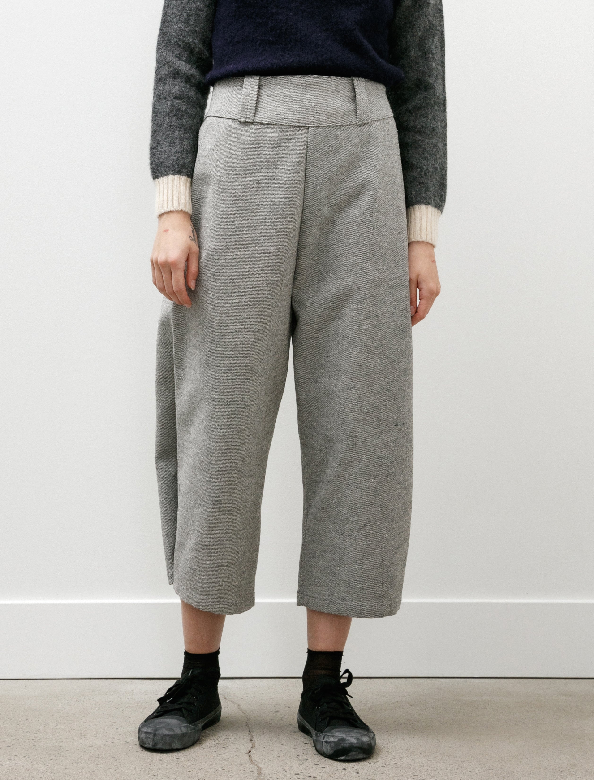 MAN-TLE W-R19 Pants-3 Bucket Pants Stone Twill