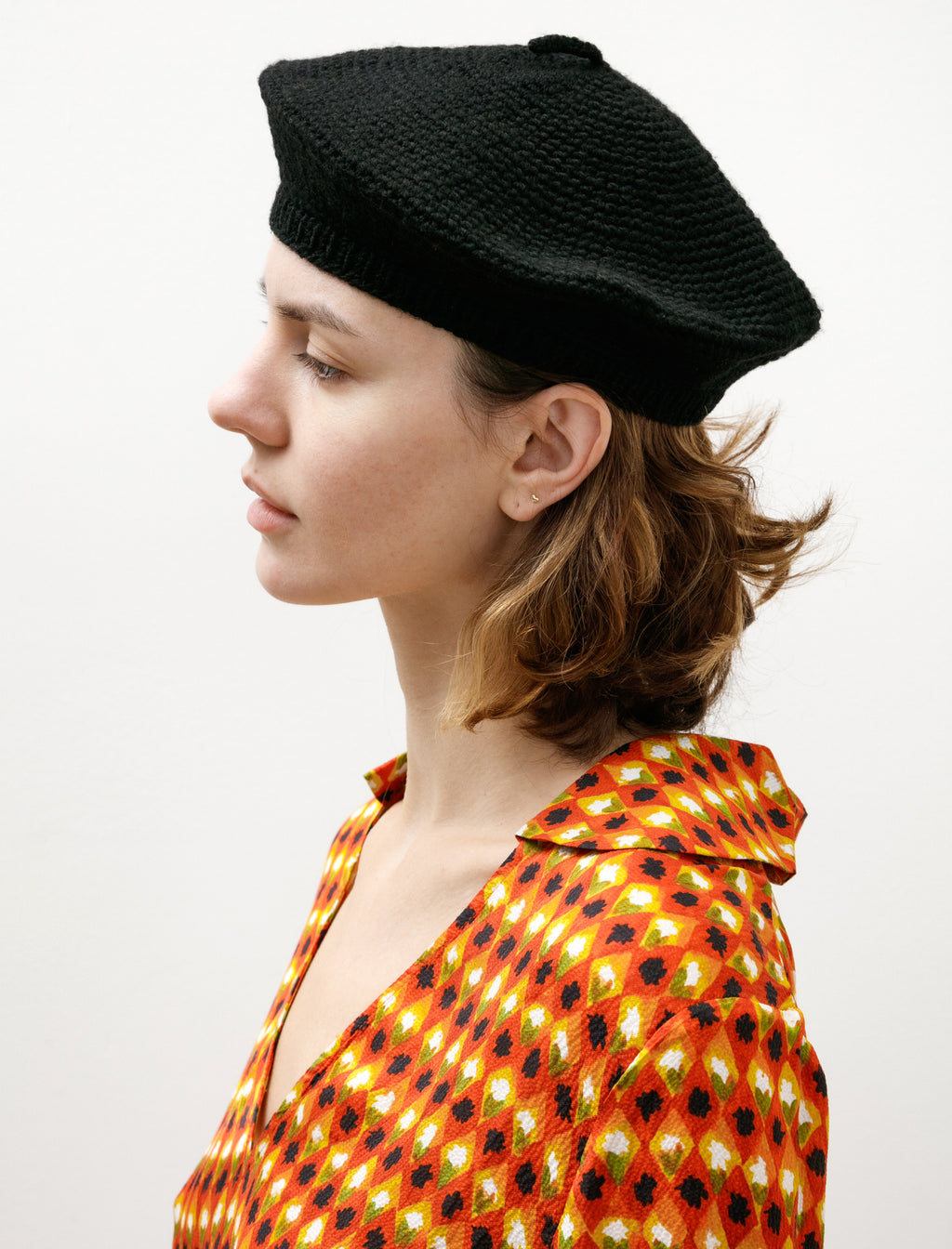 Bode Crochet Beret Black – Neighbour