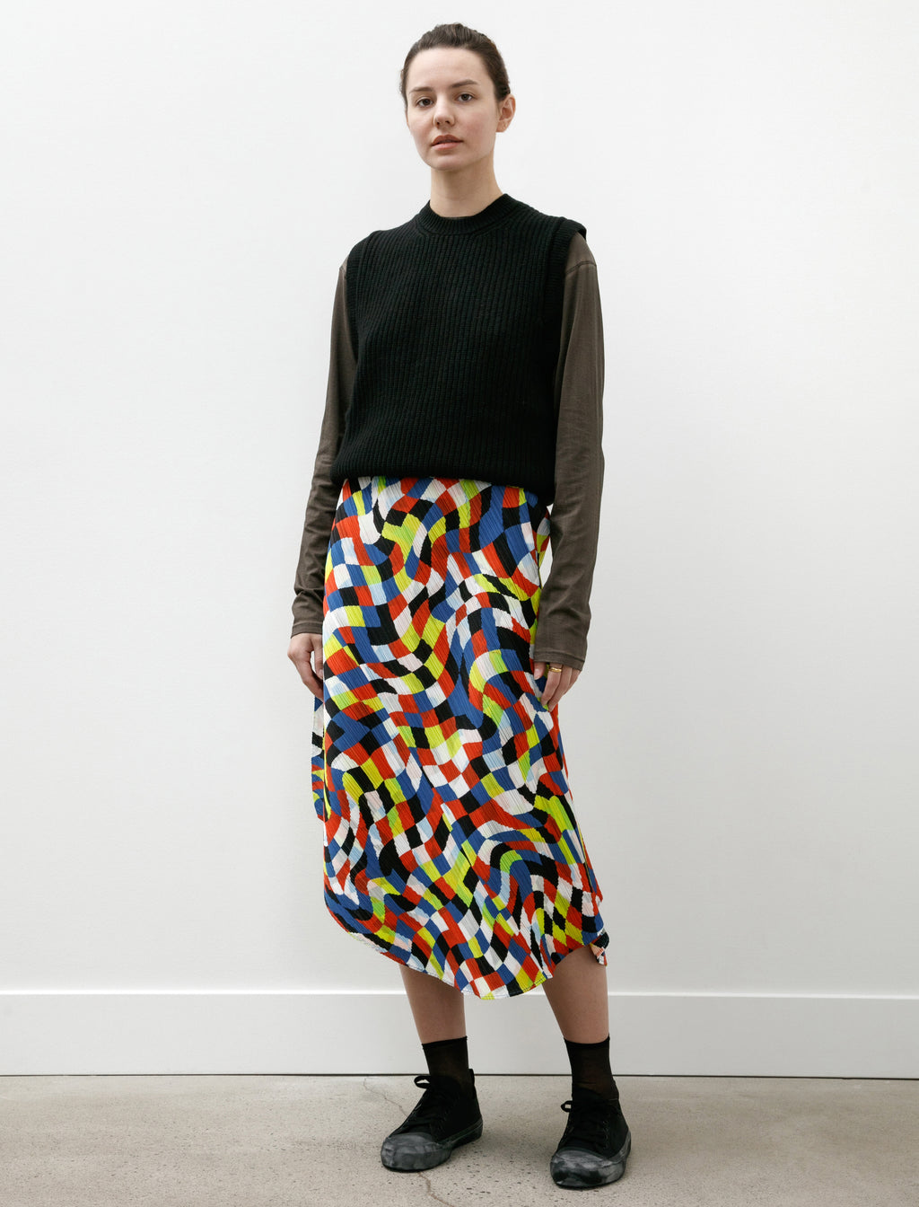 PLEATS PLEASE カラフル タンクトップ カラフル マルチカラー PLEATS PLEASE カラフル タンクトップ カラフル マルチカラー 【公式通販】