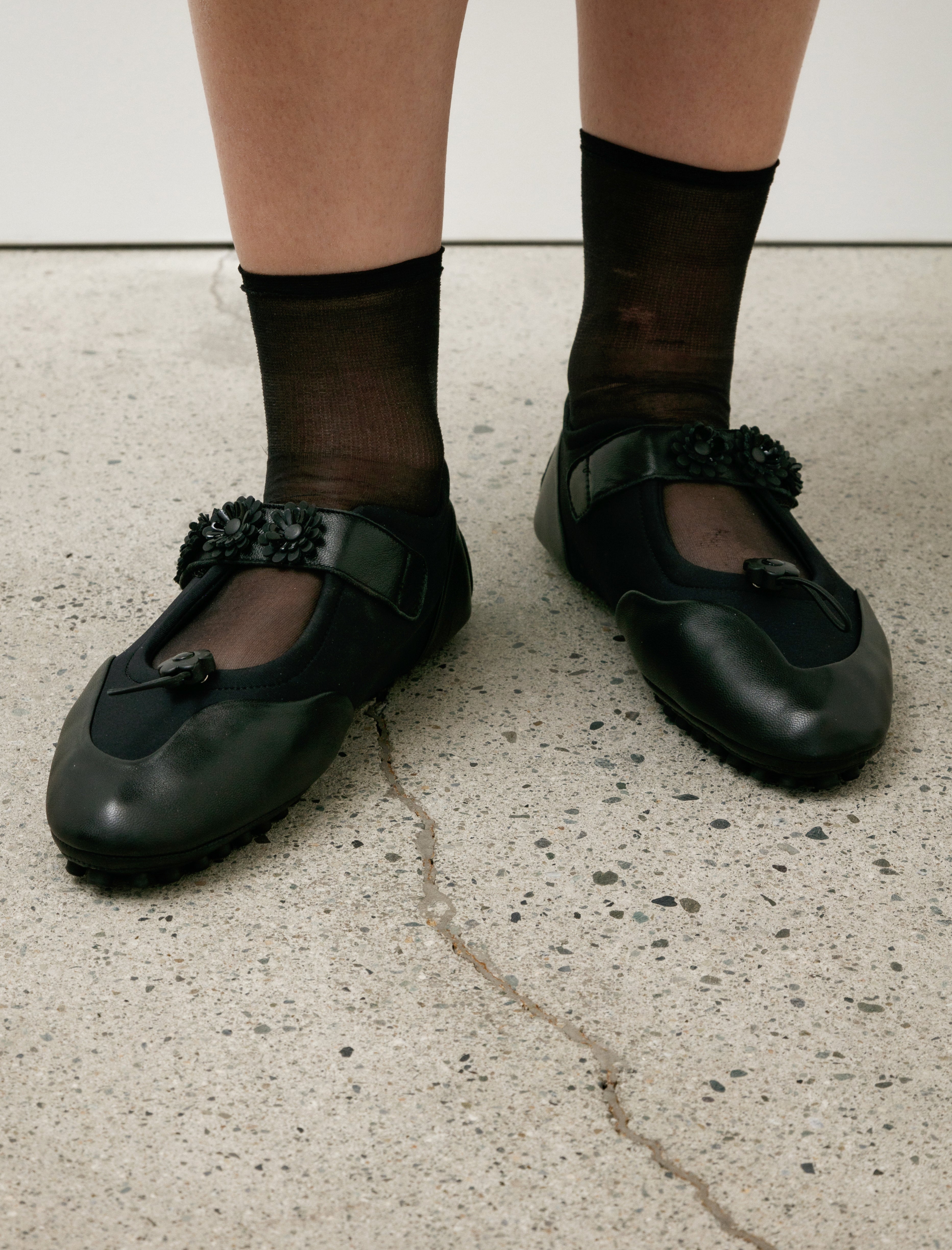 Cecilie Bahnsen Bess Sporty Mary Jane Black