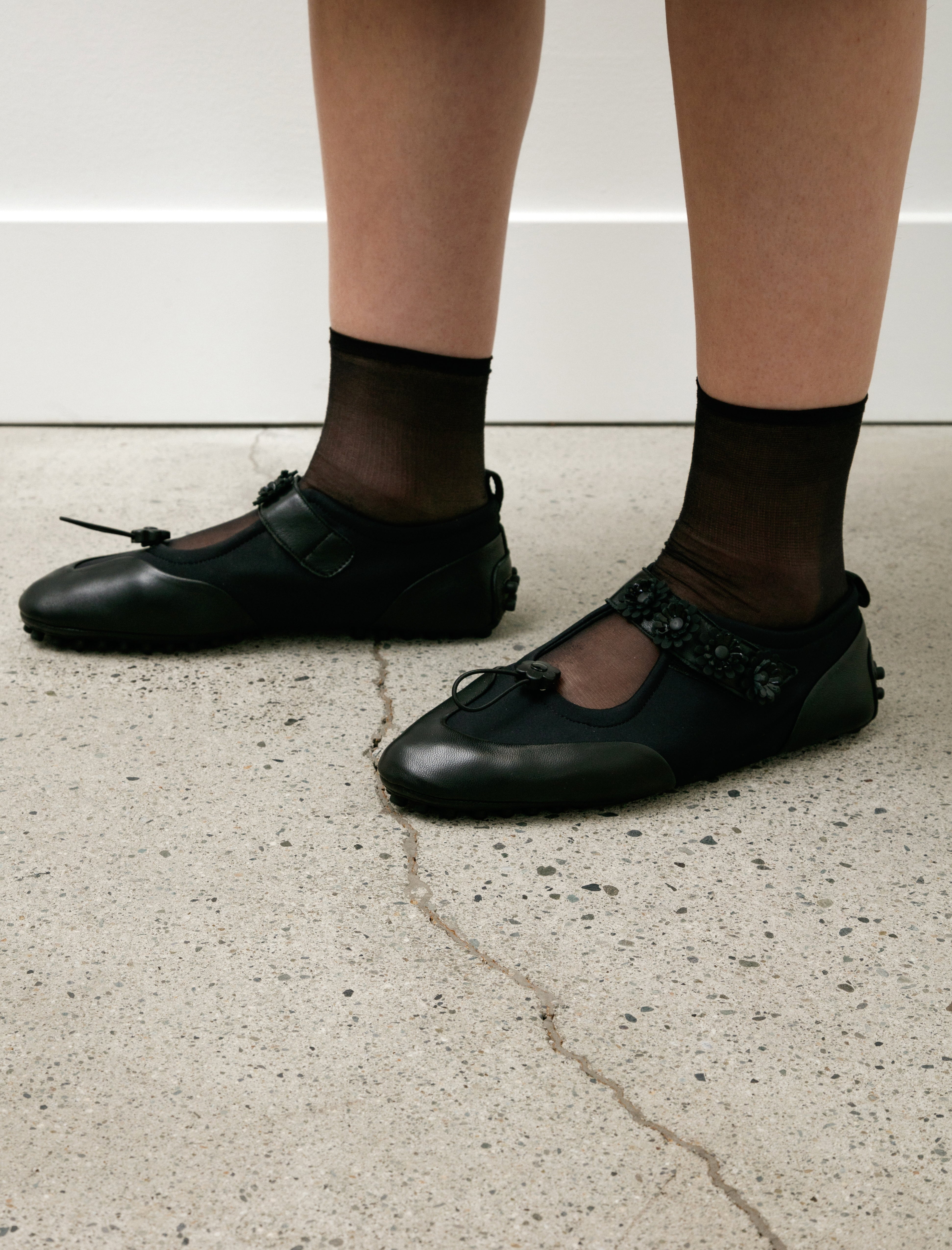 Cecilie Bahnsen Bess Sporty Mary Jane Black