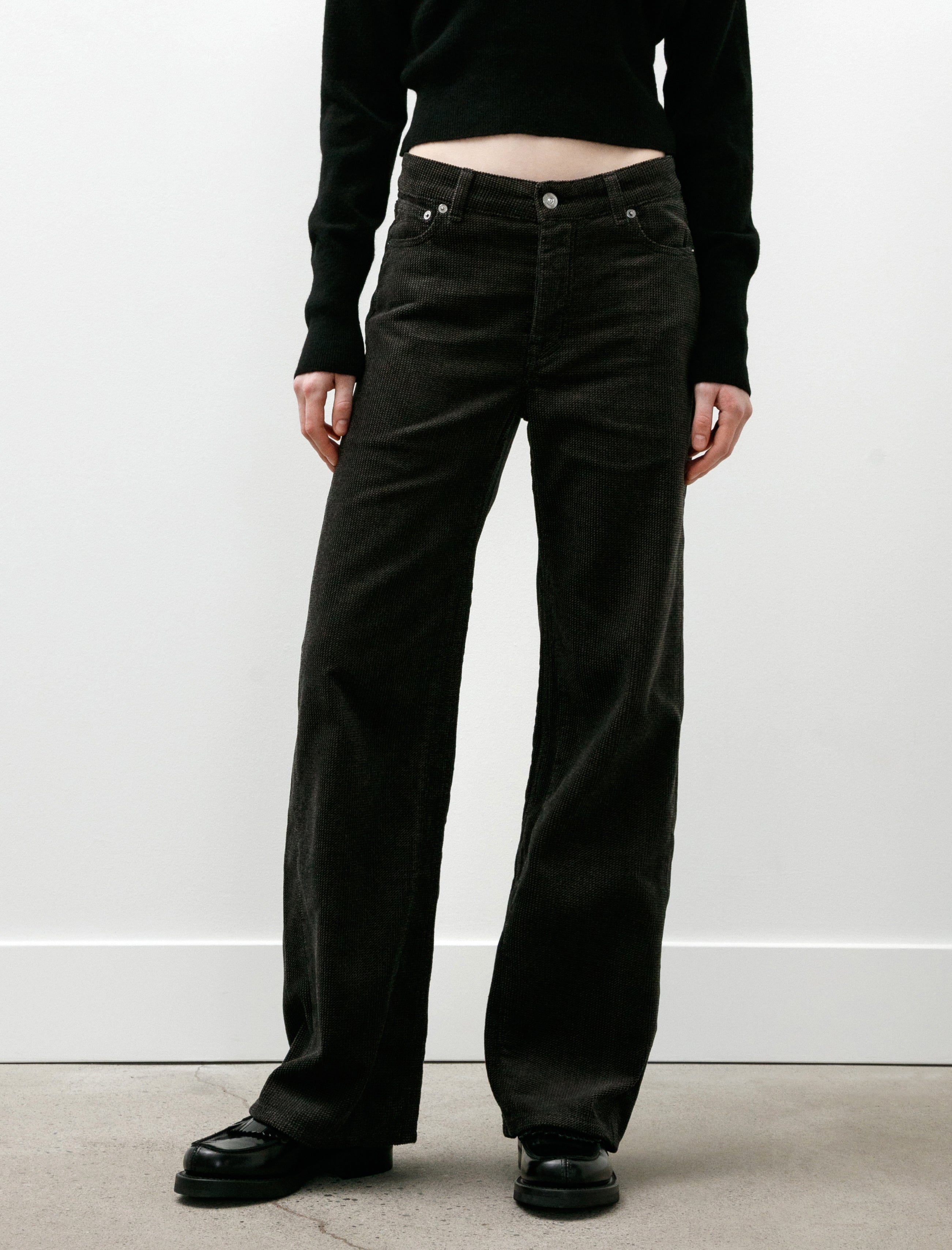 Our Legacy Treble Cut Dark Brown Twill Cord