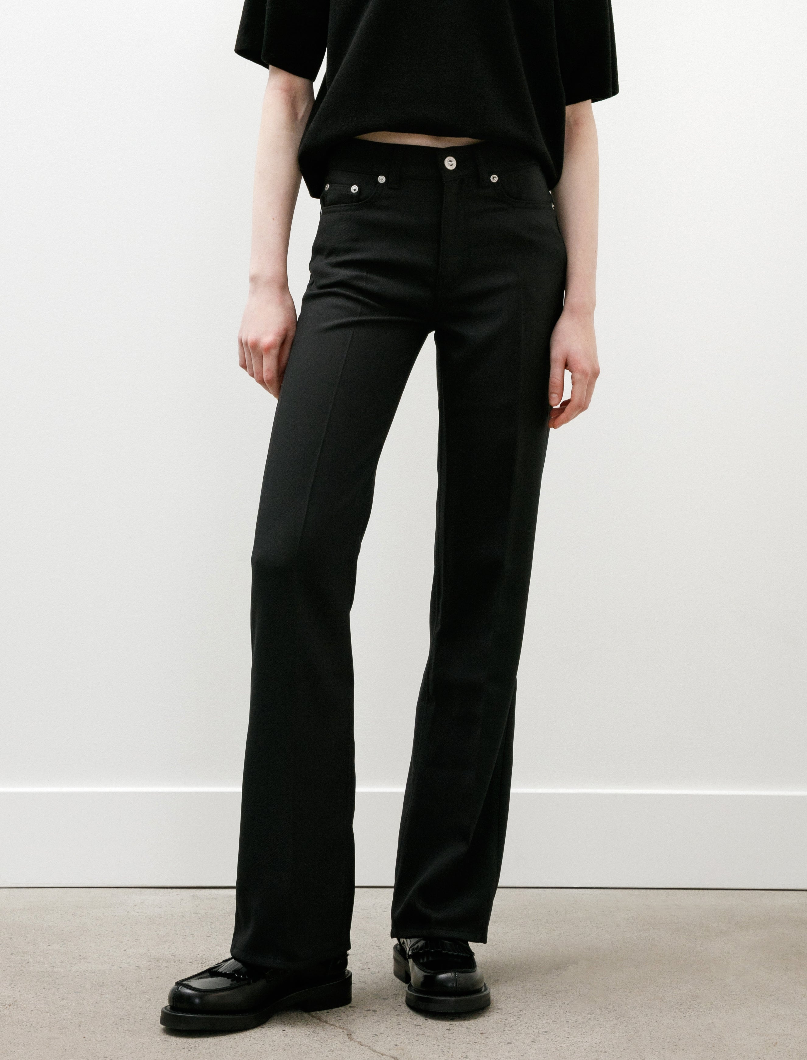 Our Legacy Boot Cut Black Permanent Crease