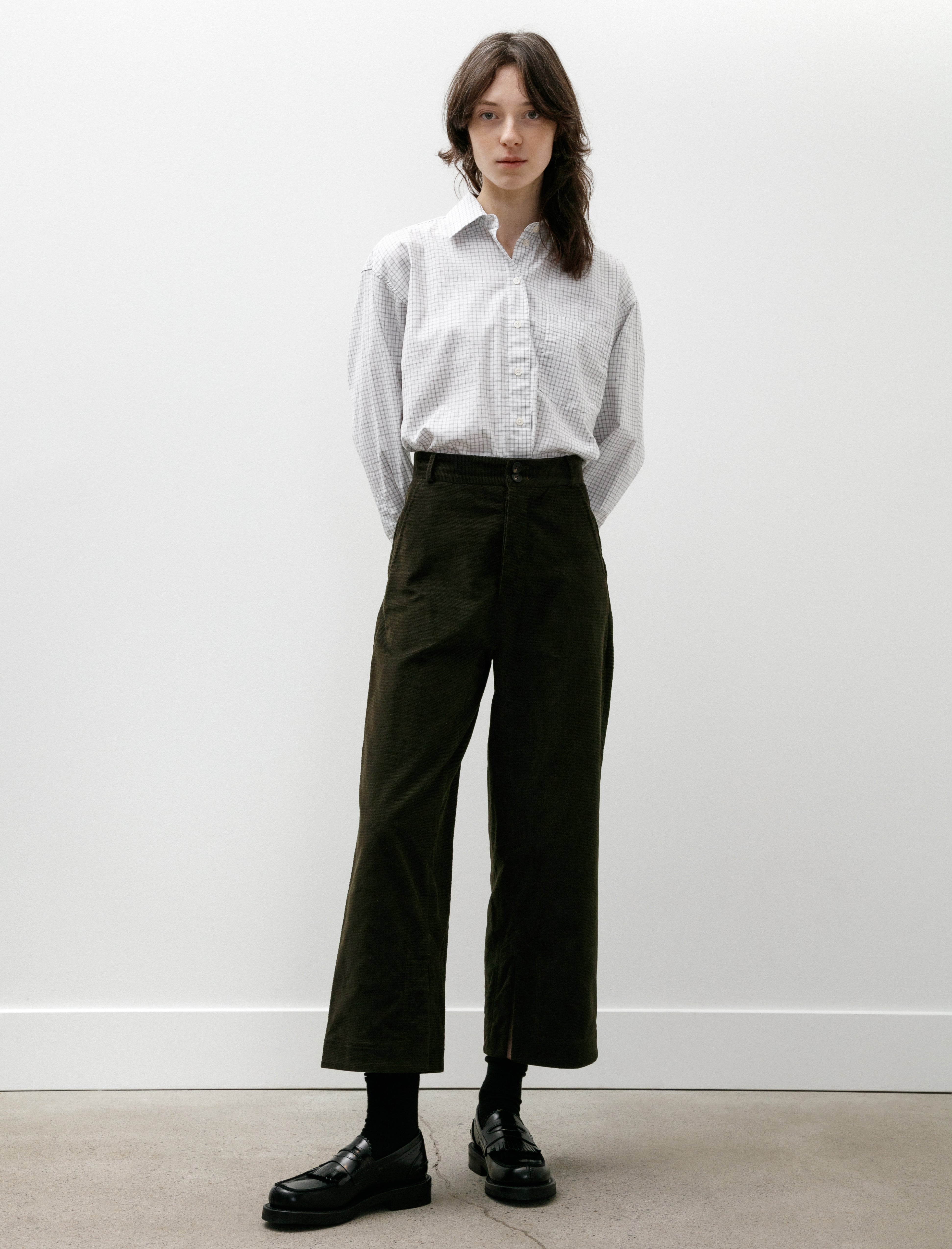 Seventyfive Rambling Trouser Dark Olive