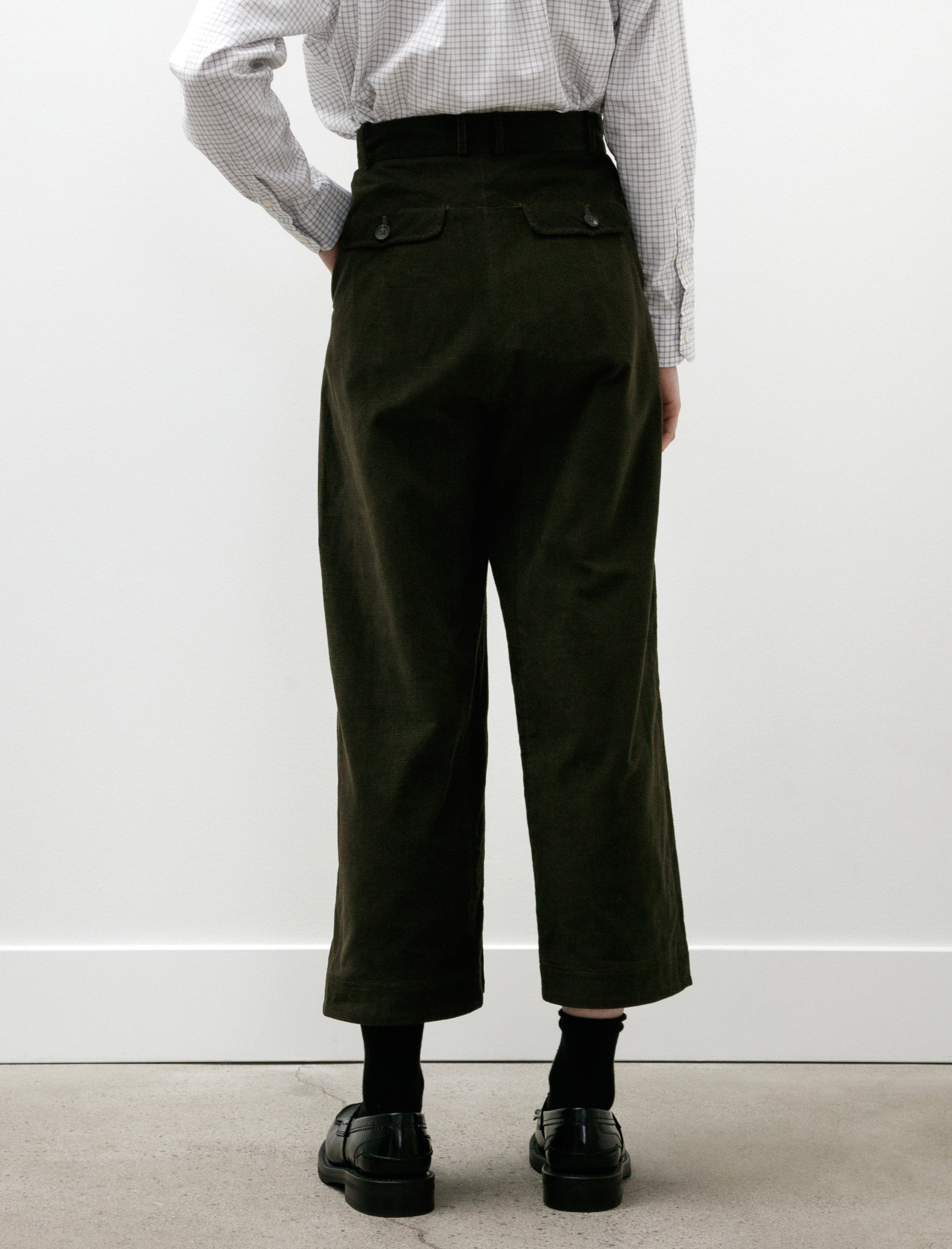 Seventyfive Rambling Trouser Dark Olive