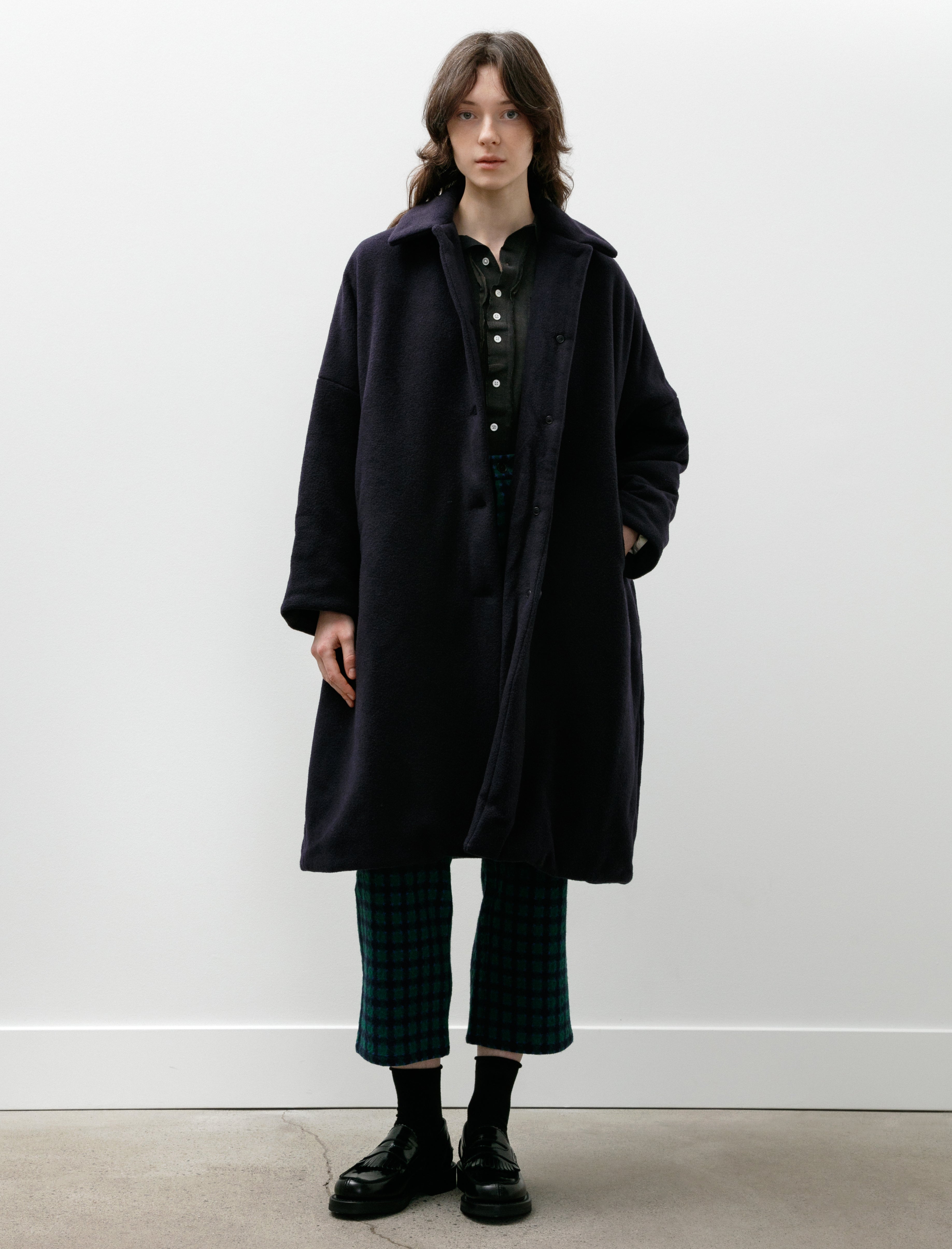 Casey Casey Big Blobby Coat Kasper Blue