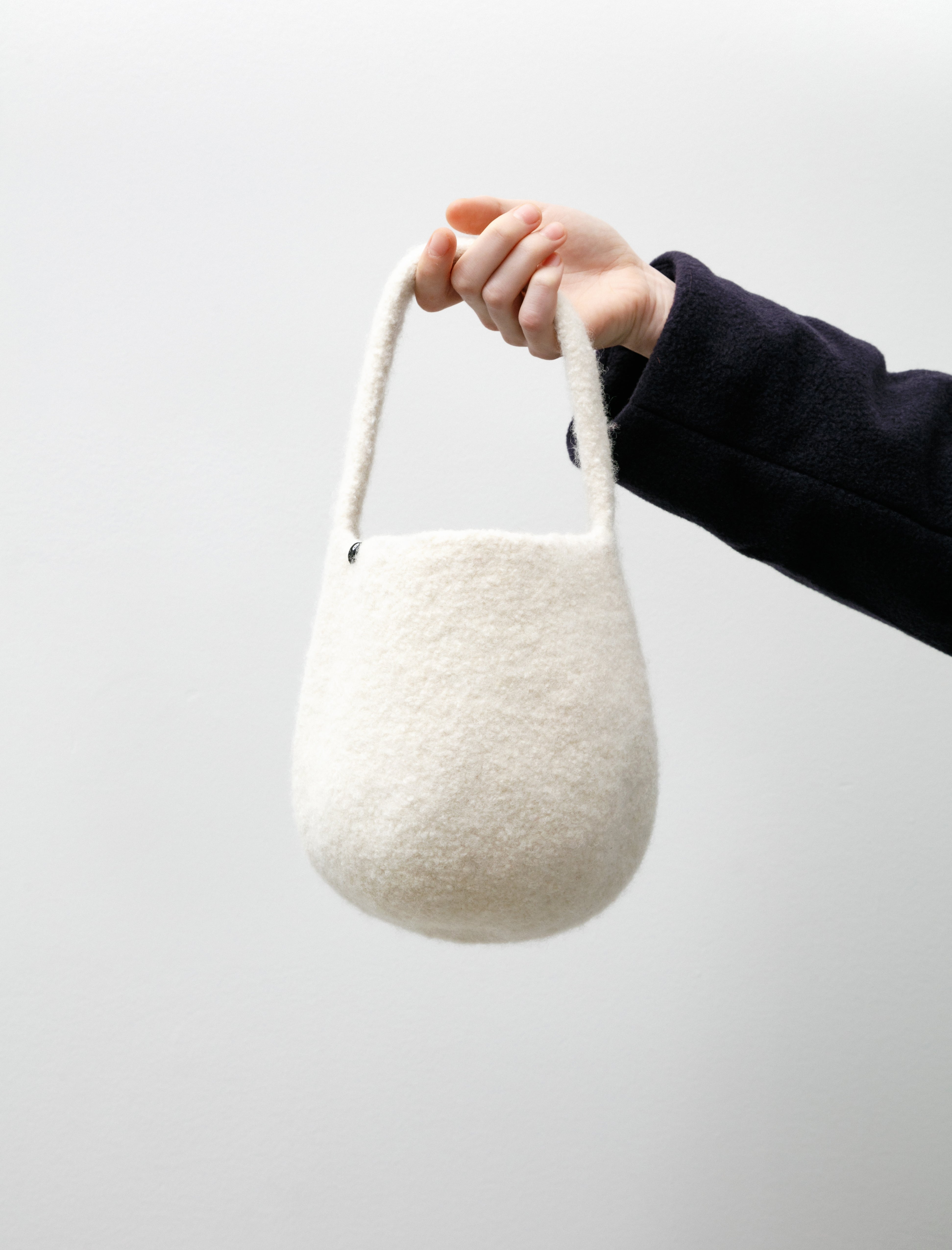 Cecilie Telle Basket Bag Ivory