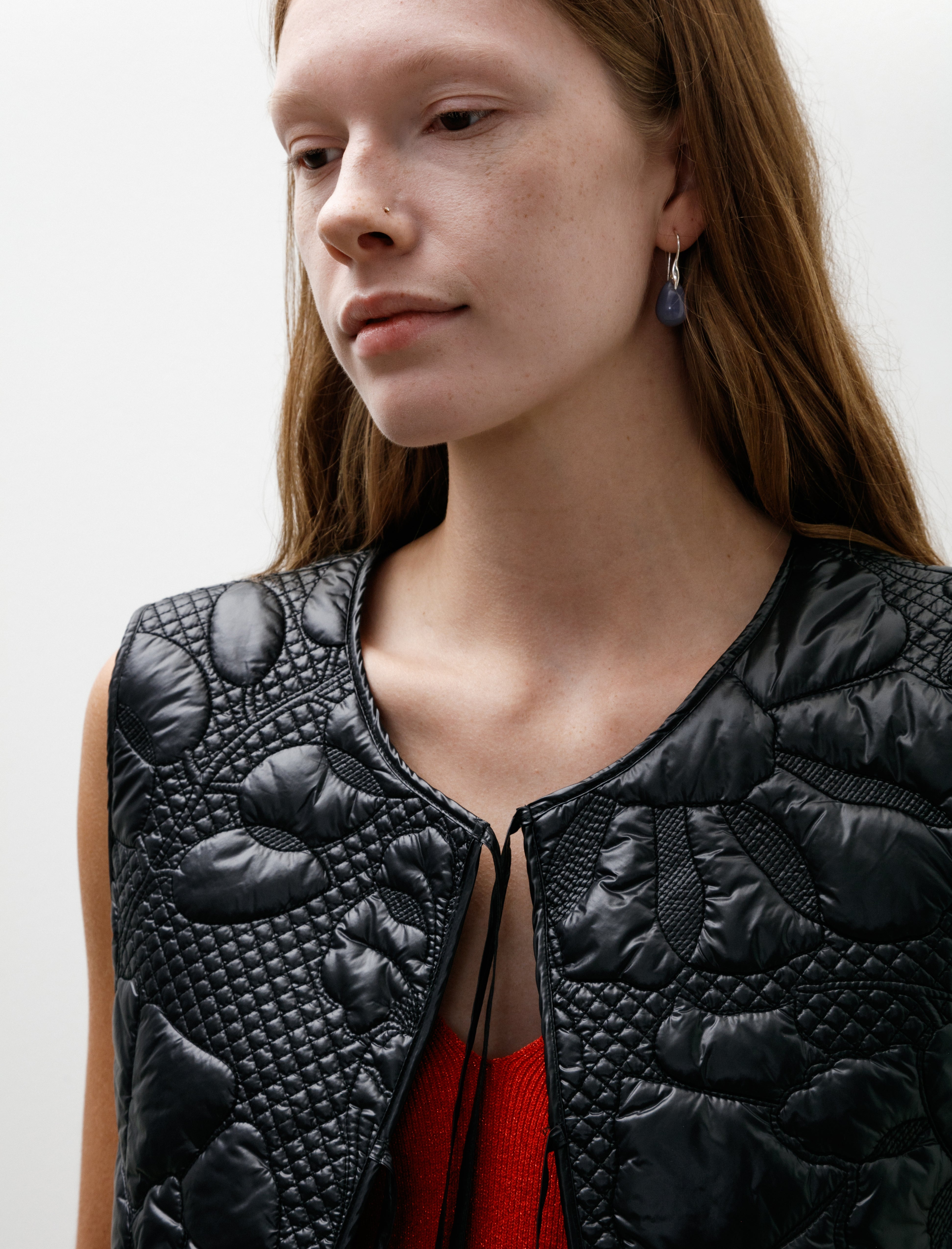 Cecilie Bahnsen Bowie Zip Coat Black