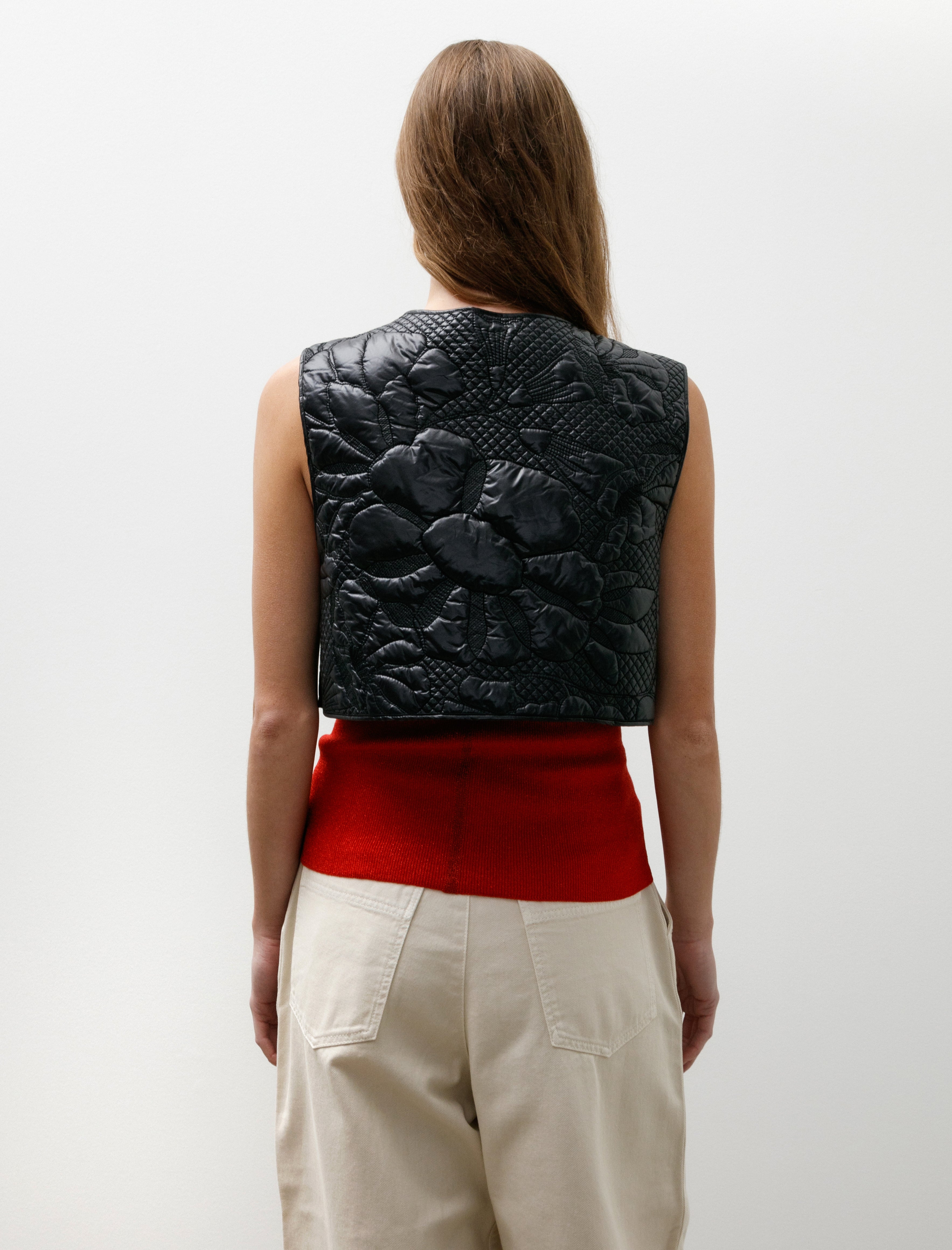 Cecilie Bahnsen Bowie Zip Coat Black