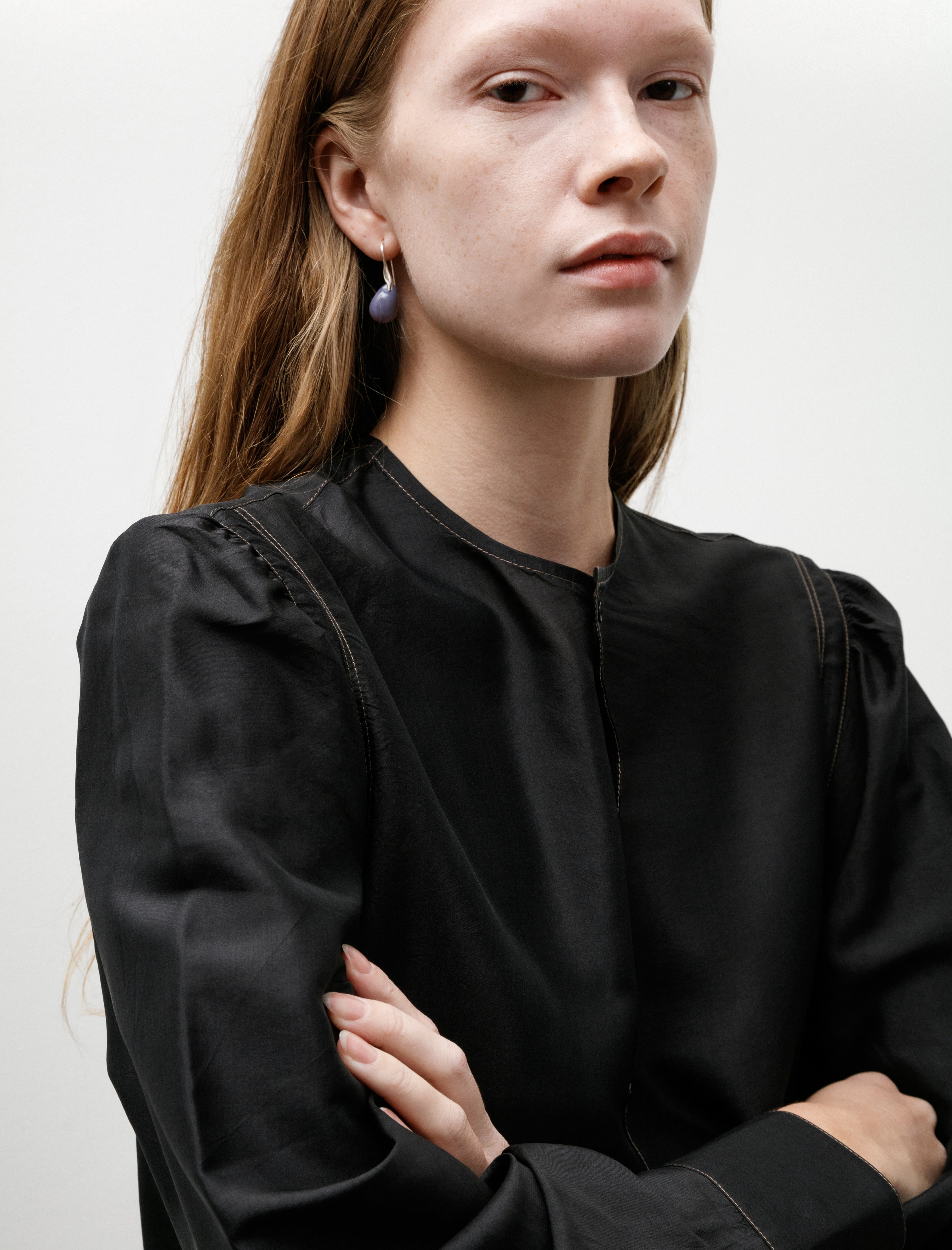 Lemaire Buttoned Dress Black