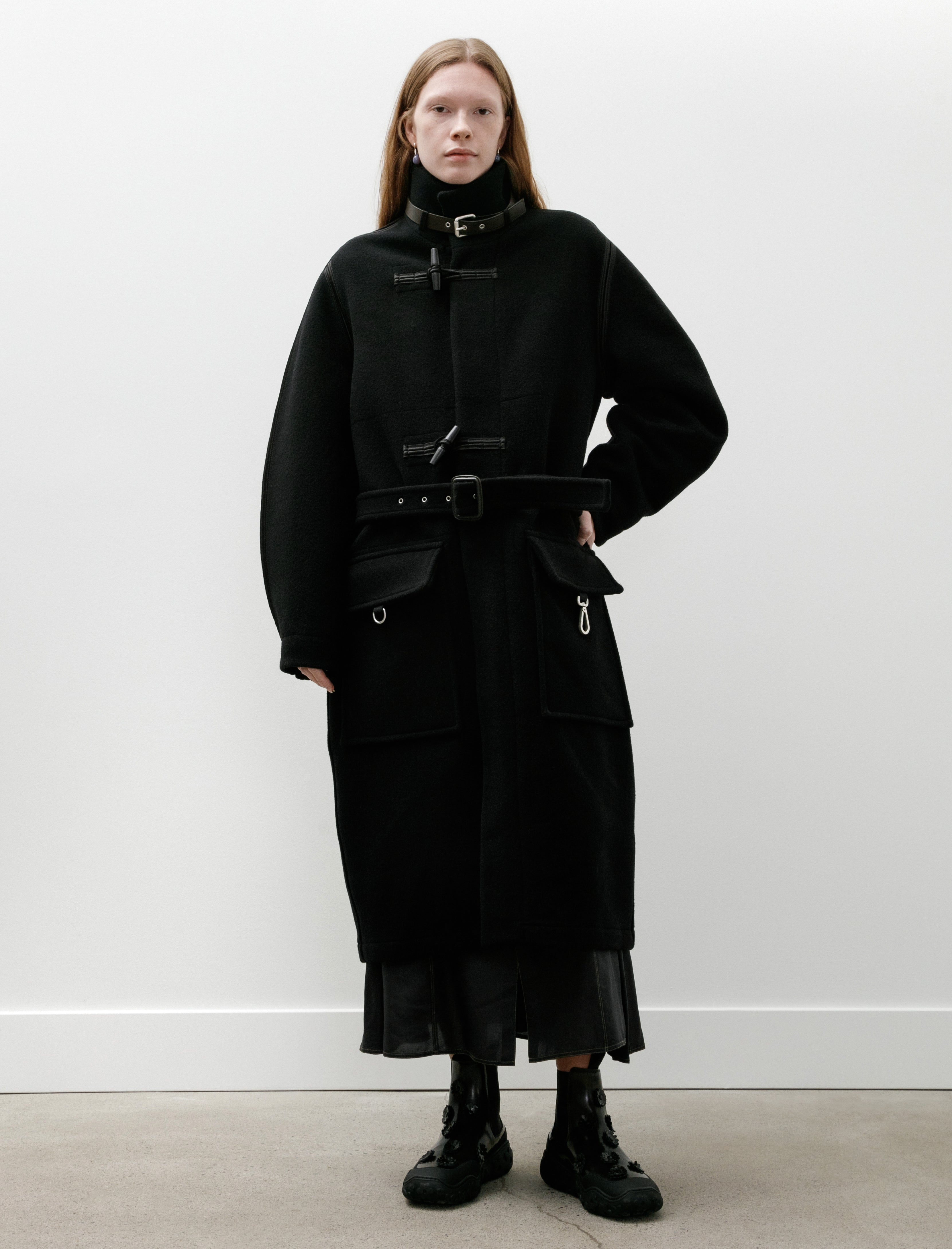 Lemaire Duffle Coat Black