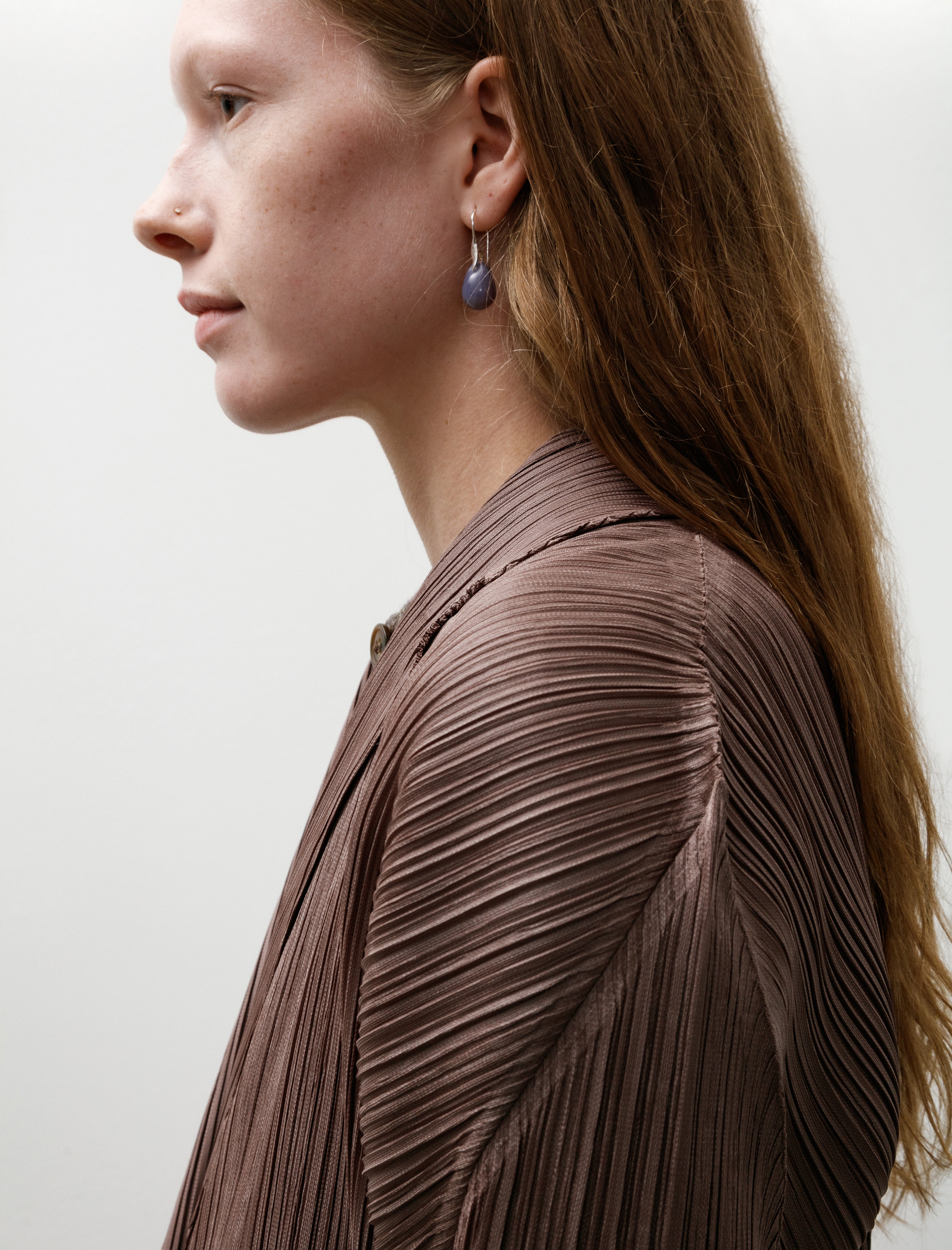 Pleats Please by Issey Miyake Thicker Suit Jacket Brown