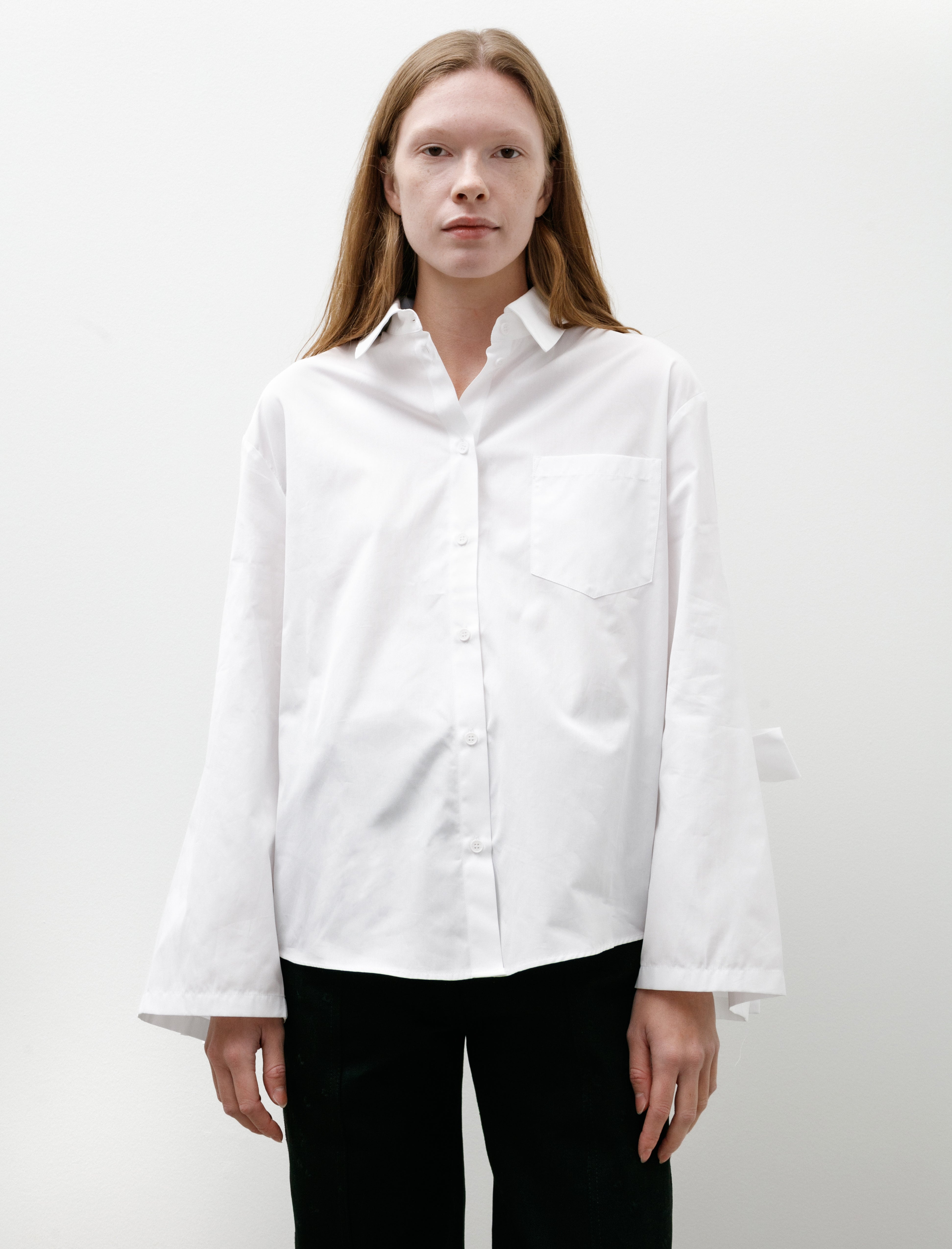 Cecilie Bahnsen Bridget Shirt with Bows White