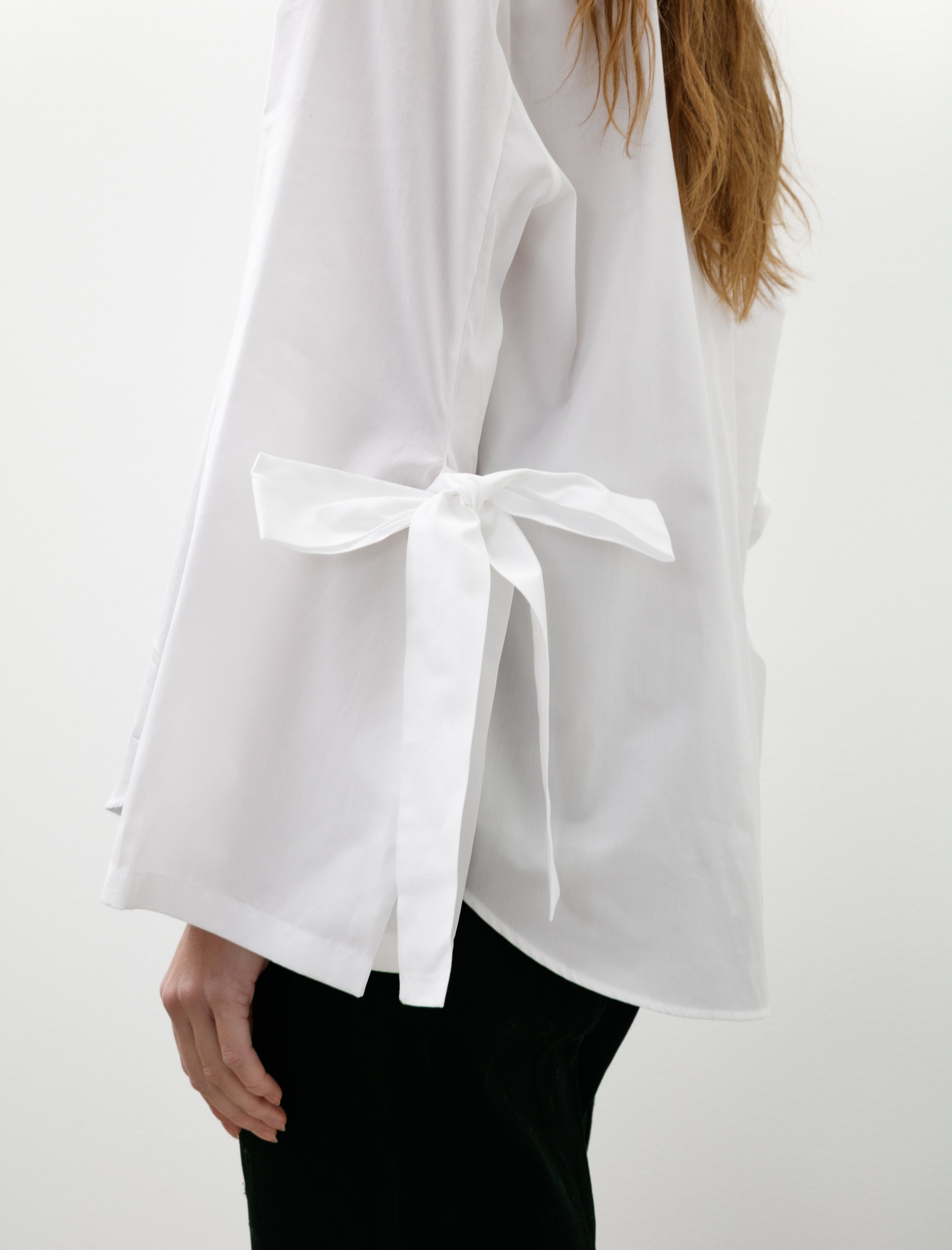 Cecilie Bahnsen Bridget Shirt with Bows White