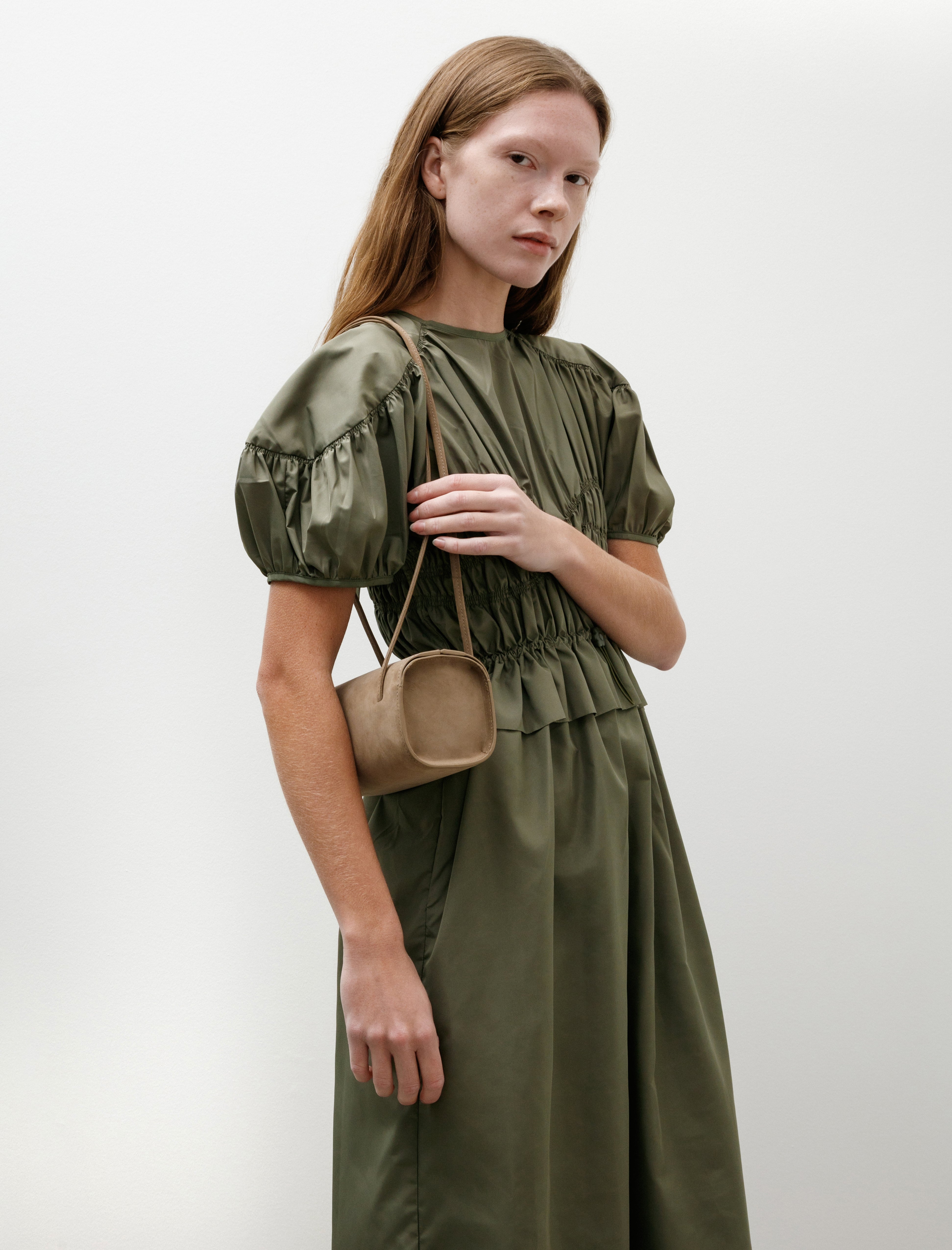 Fane Mie Bag Nubuck Leather Biche