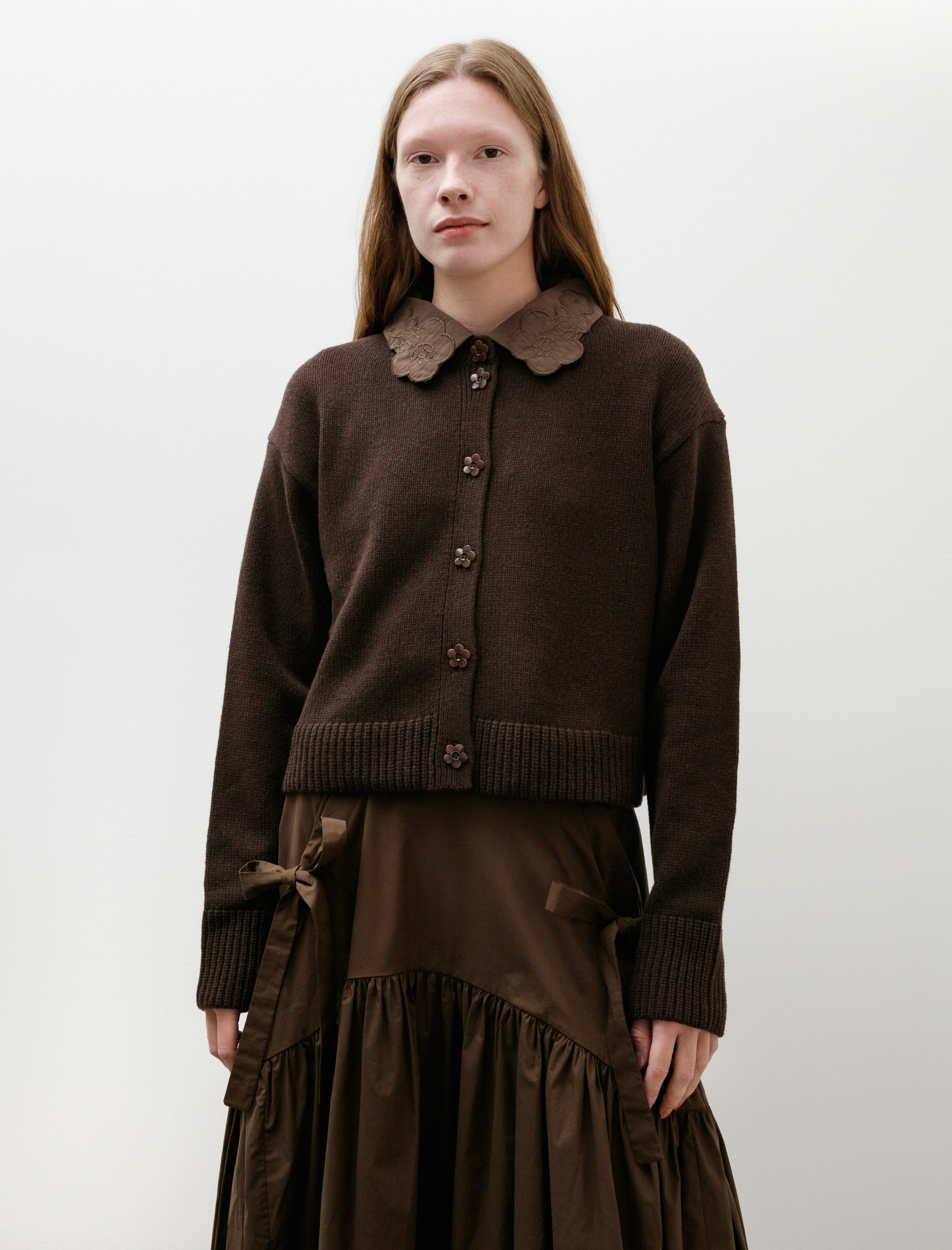 Cecilie Bahnsen Bibi Cardigan Brown