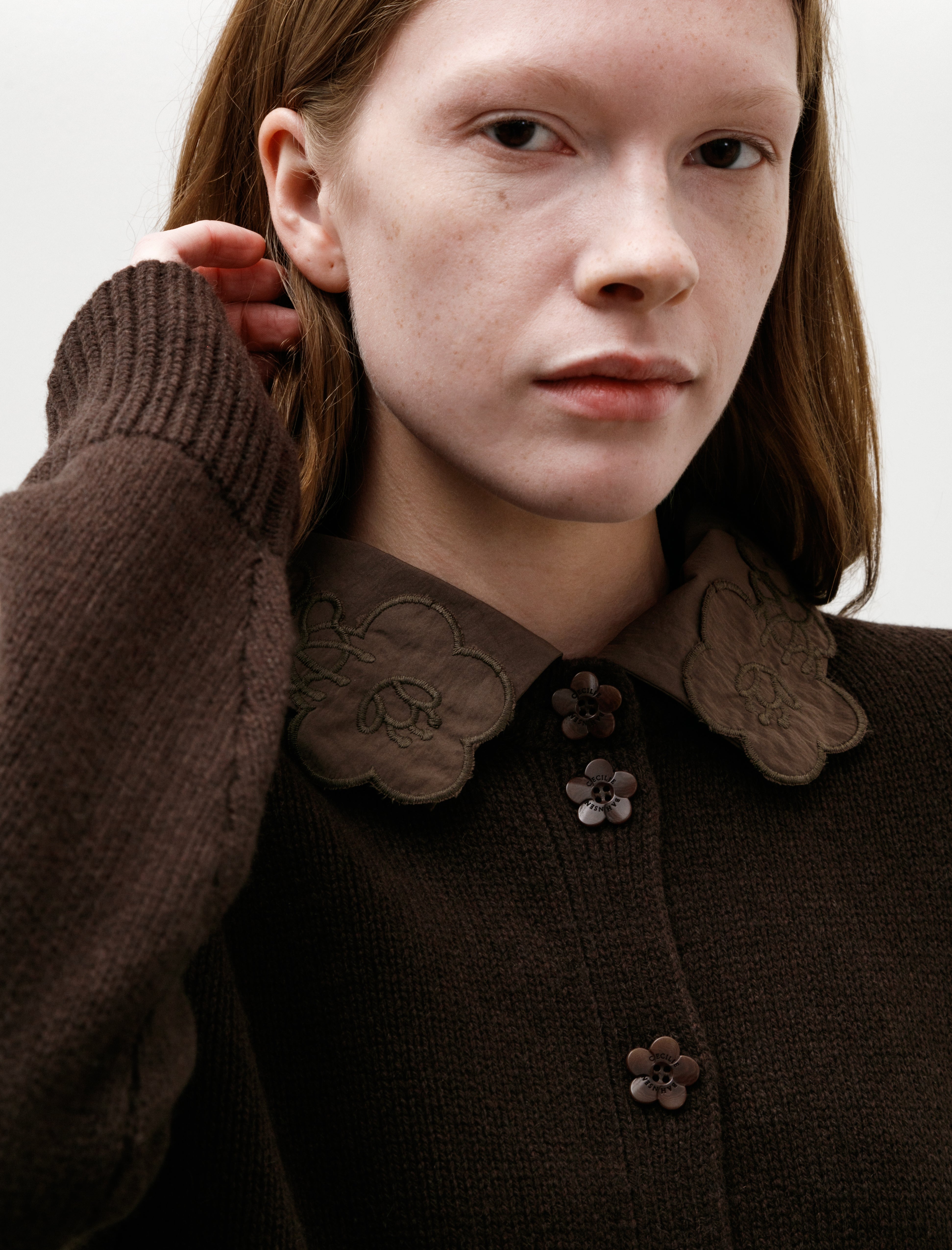 Cecilie Bahnsen Bibi Cardigan Brown