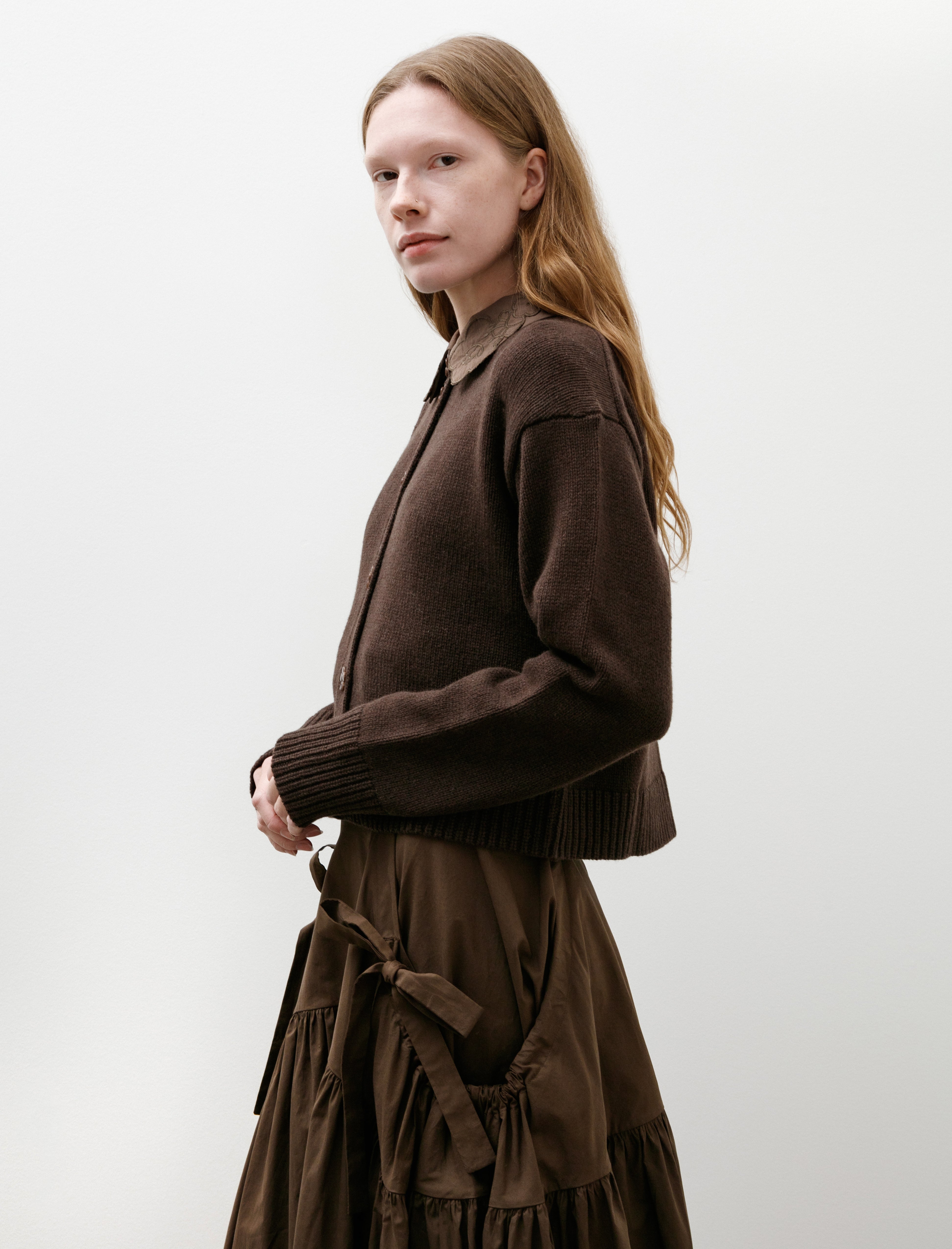 Cecilie Bahnsen Bibi Cardigan Brown