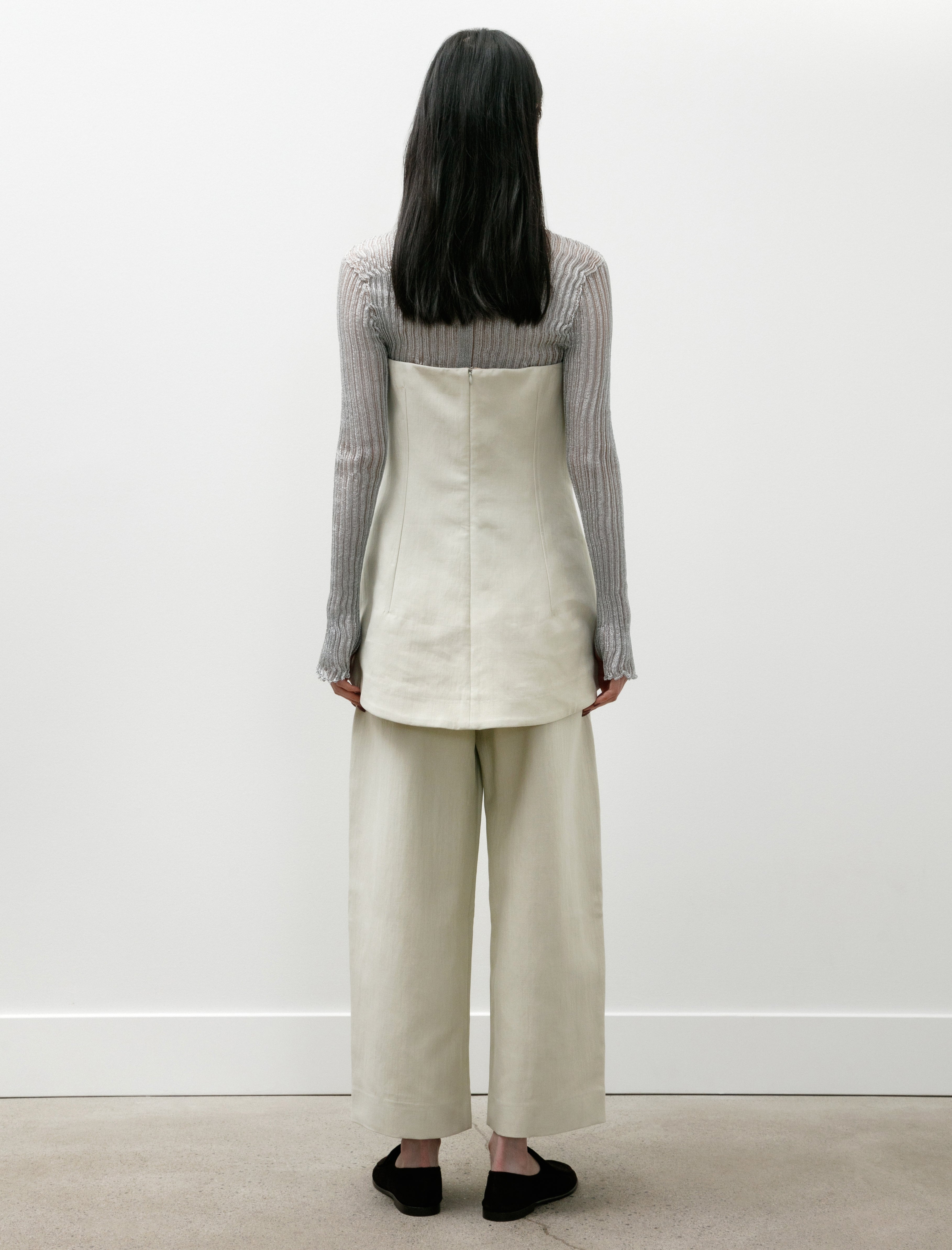 Studio Nicholson Fellini Pleated Pants Dove