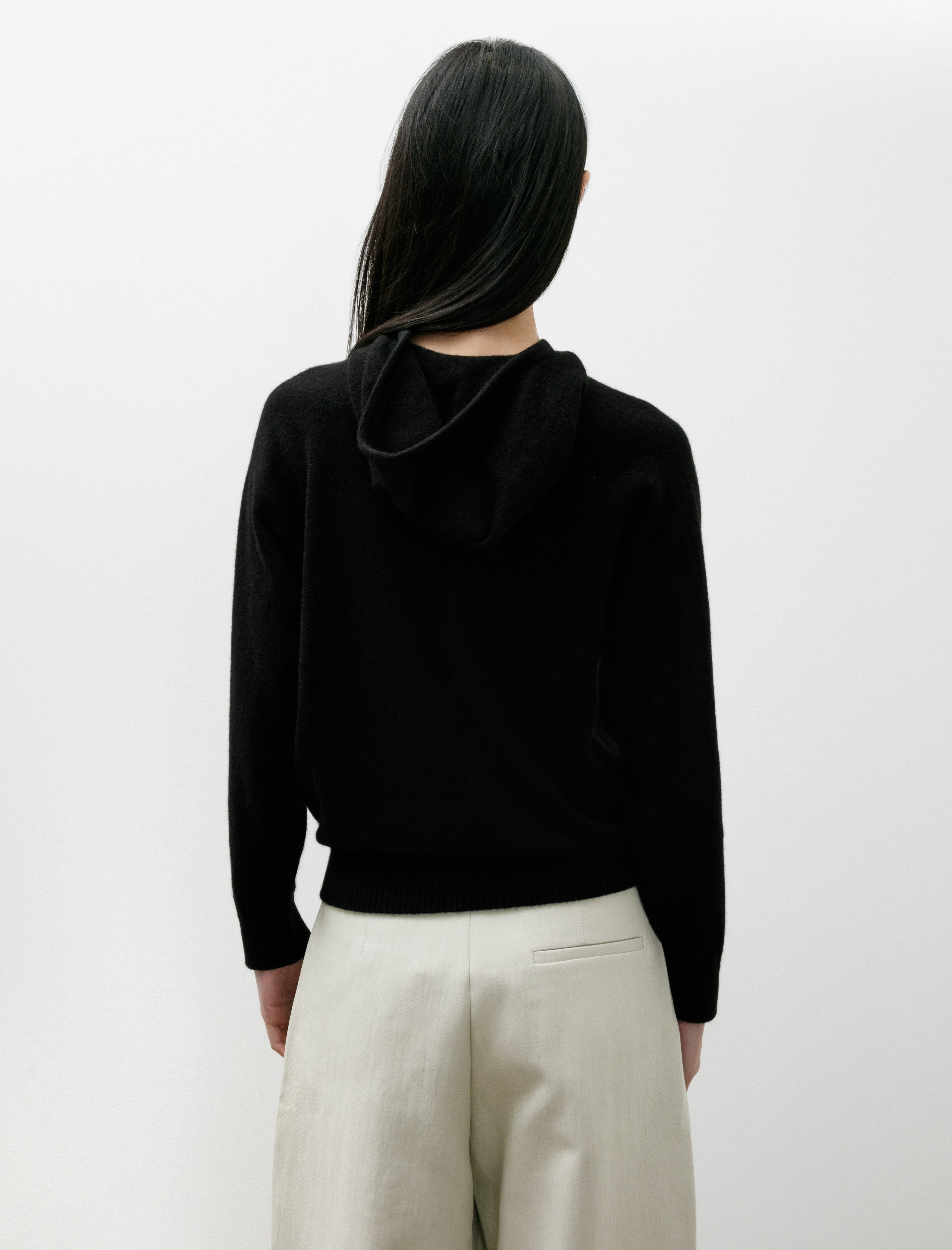 CFCL Cashmere Hoodie Top Black