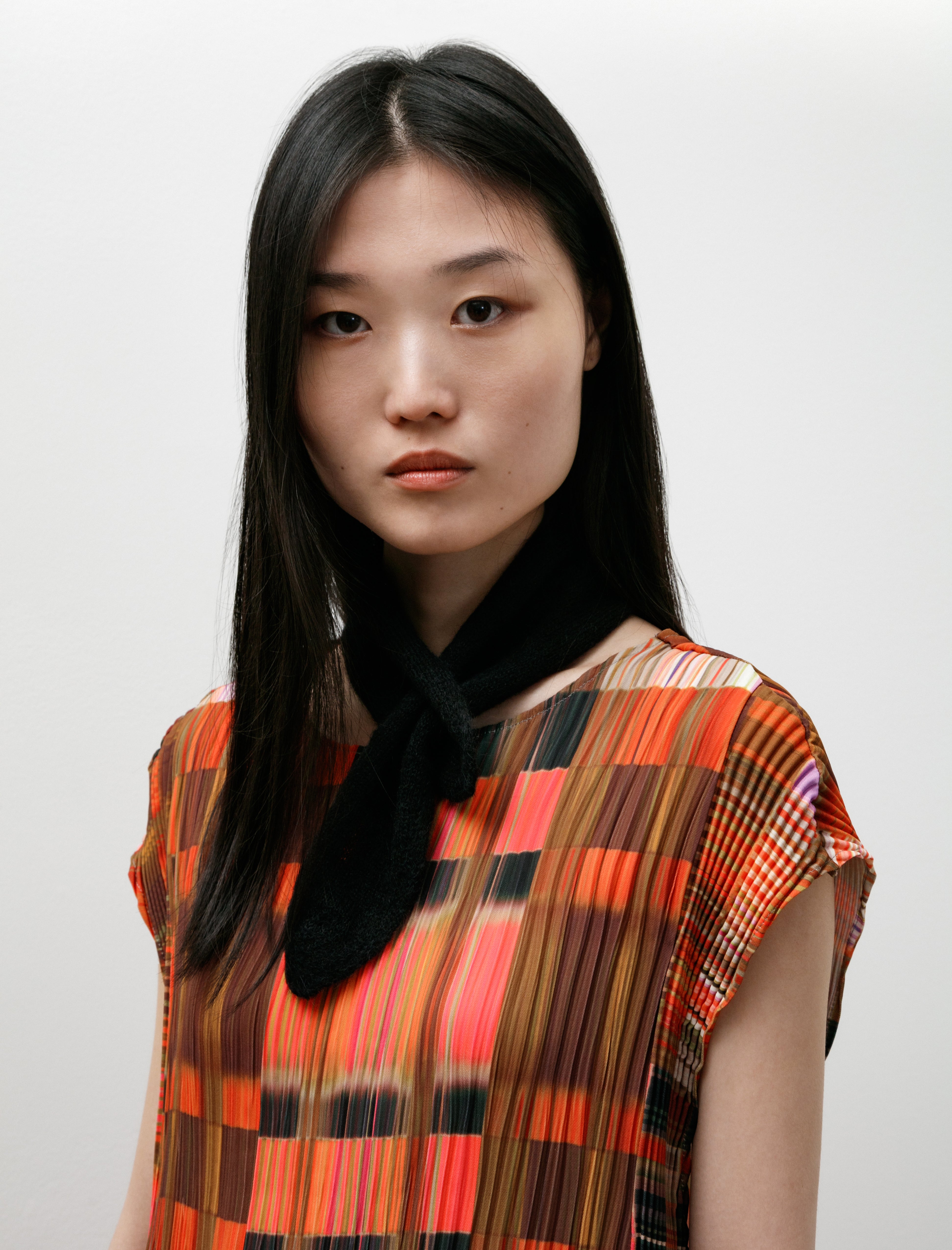 Our Legacy Miniature Scarf Black Fuzzy Alpaca