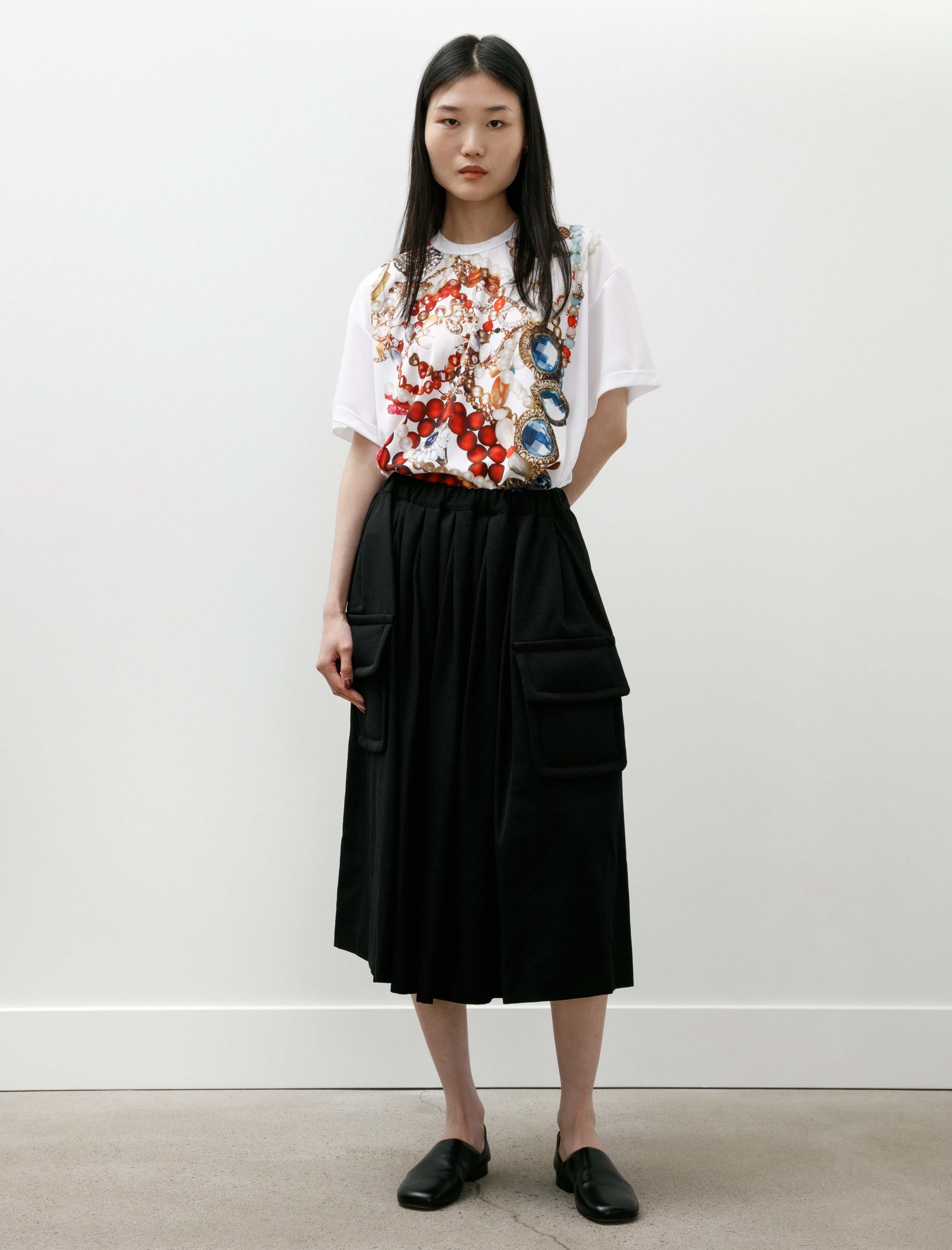 Comme des Garçons Comme des Garçons Cargo Pocket Skirt Black