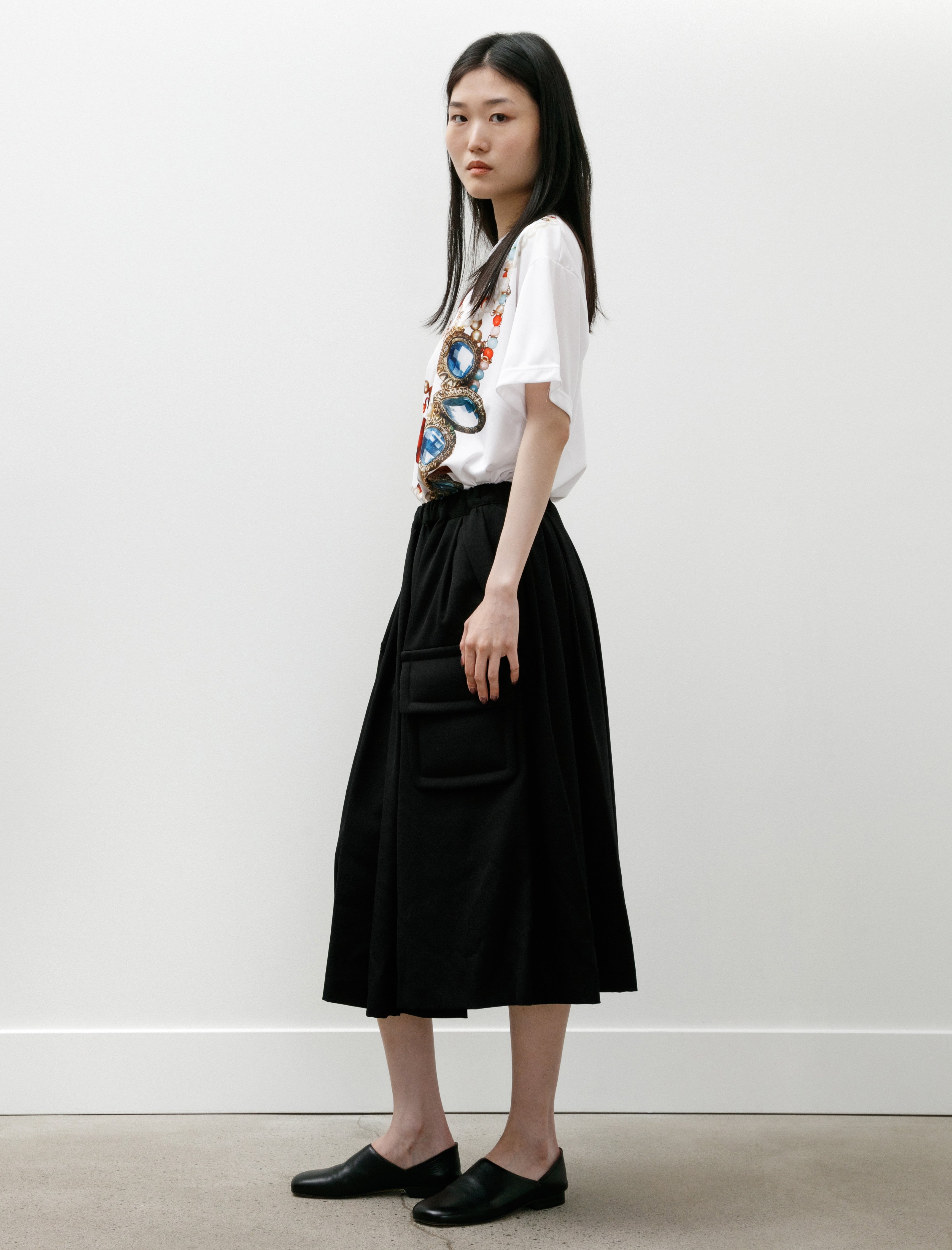 Comme des Garçons Comme des Garçons Cargo Pocket Skirt Black