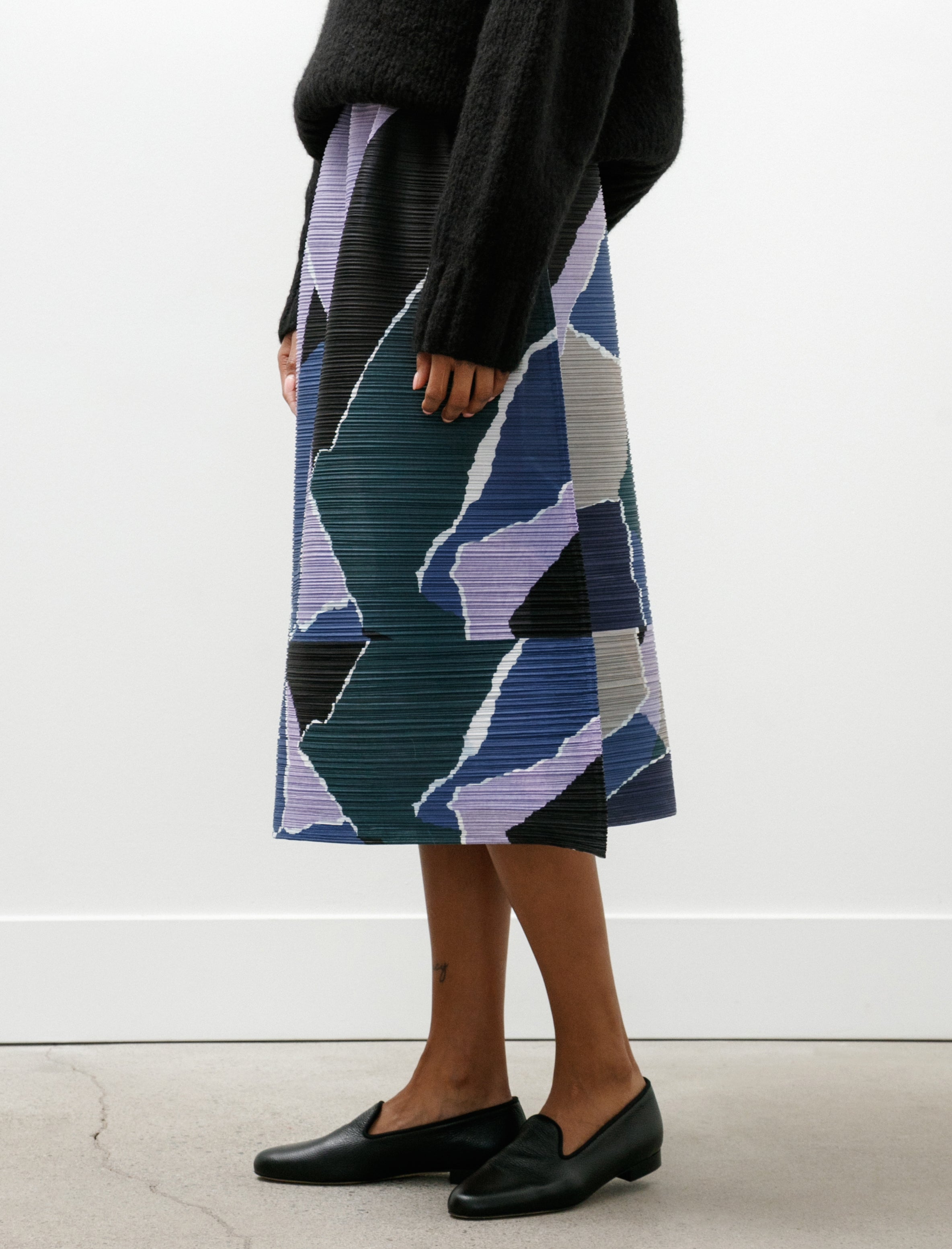 Pleats Please by Issey Miyake Surprise! Skirt Purple