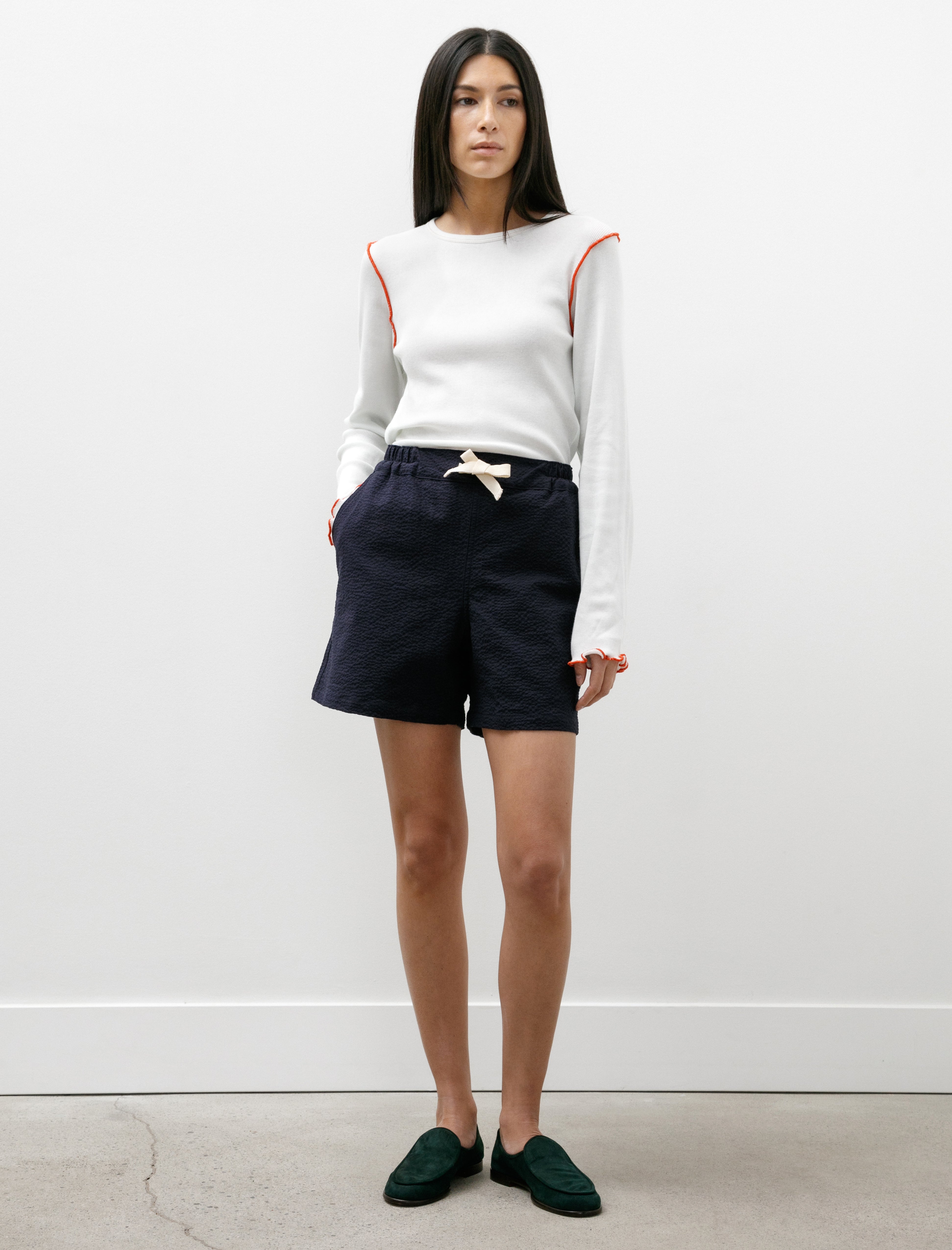 Howlin' Private Shorts Seersucker Navy