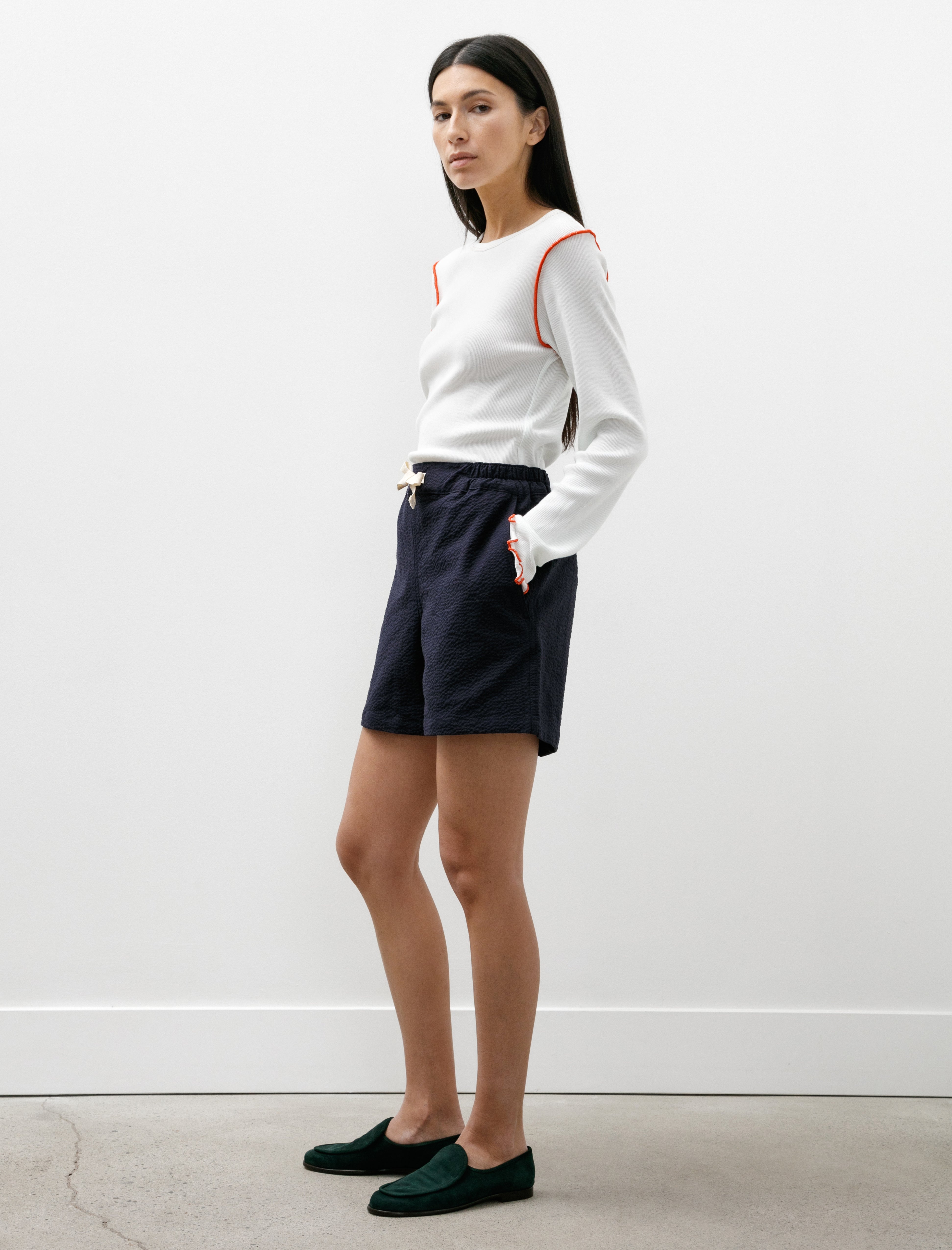 Howlin' Private Shorts Seersucker Navy