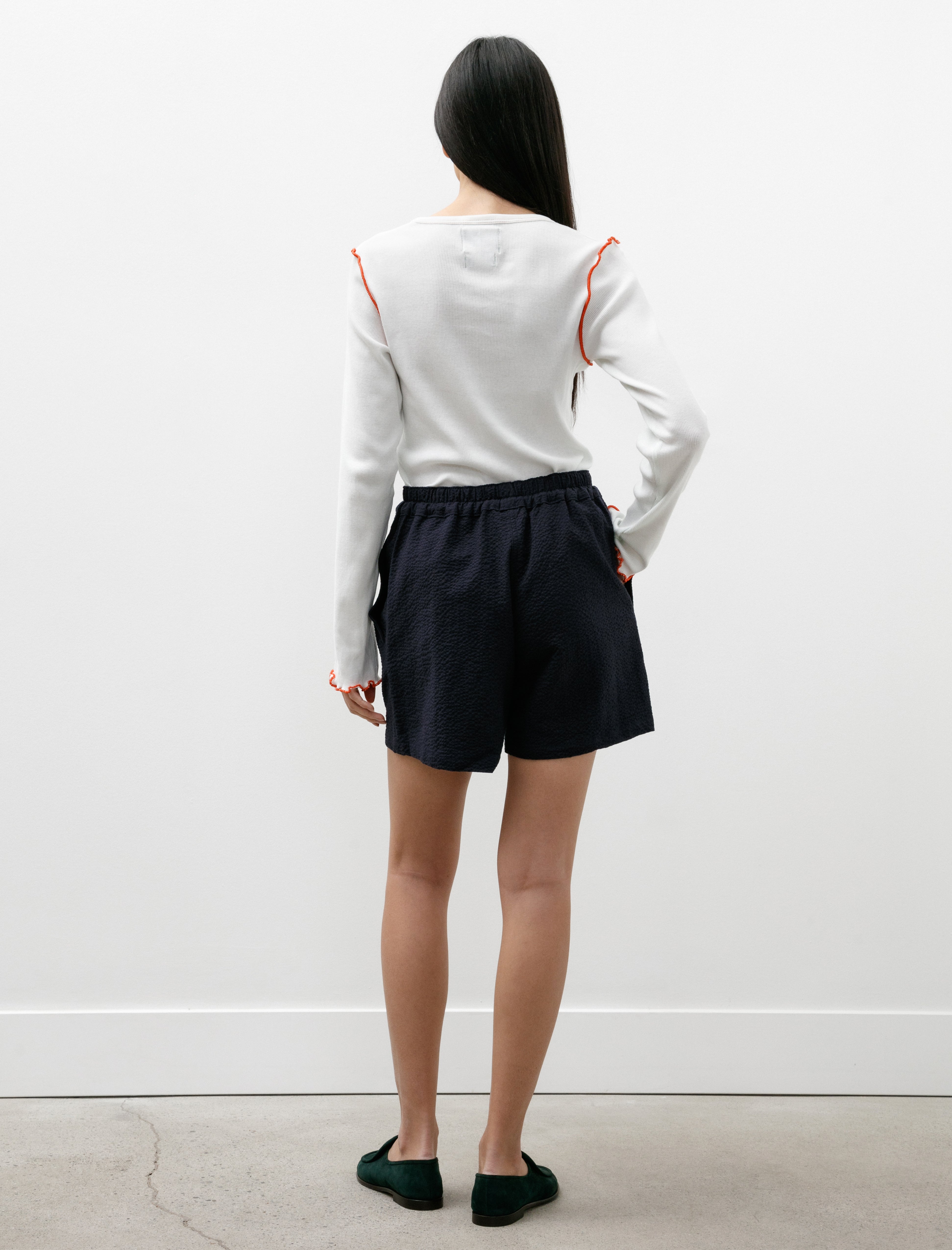 Howlin' Private Shorts Seersucker Navy