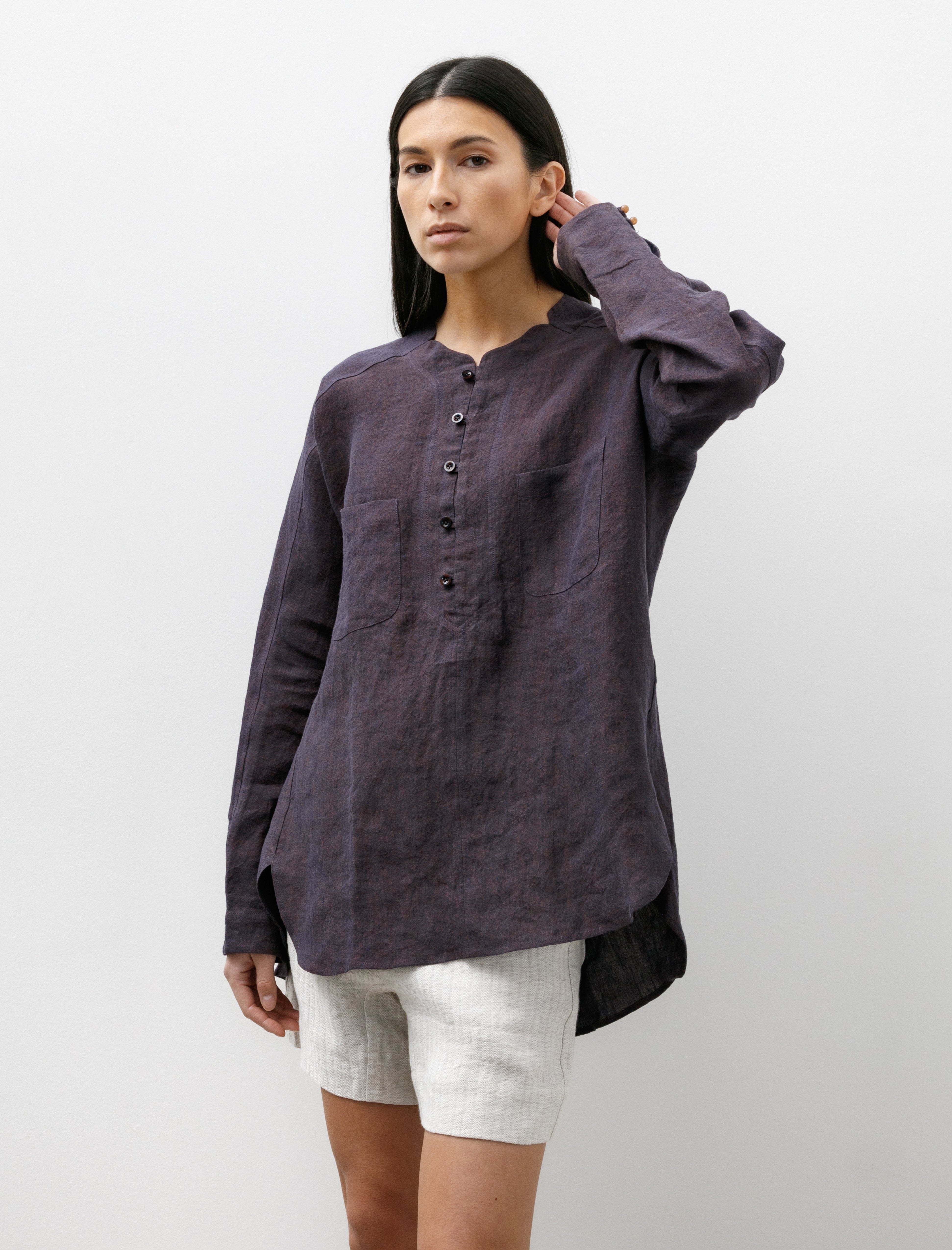 Seventyfive Petal Pullover Plum
