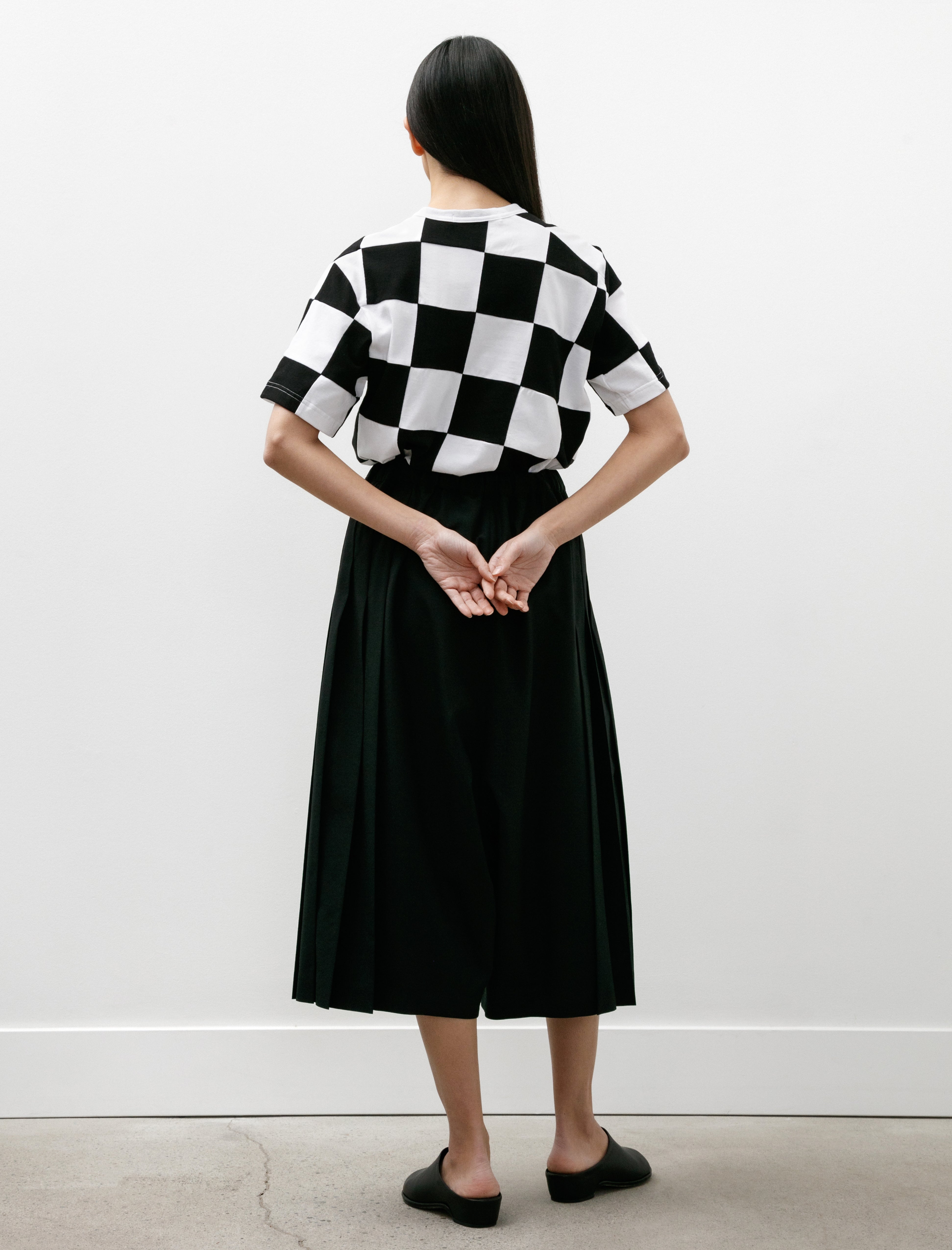 Comme des Garçons Comme des Garçons Pleated Leg Pants Black