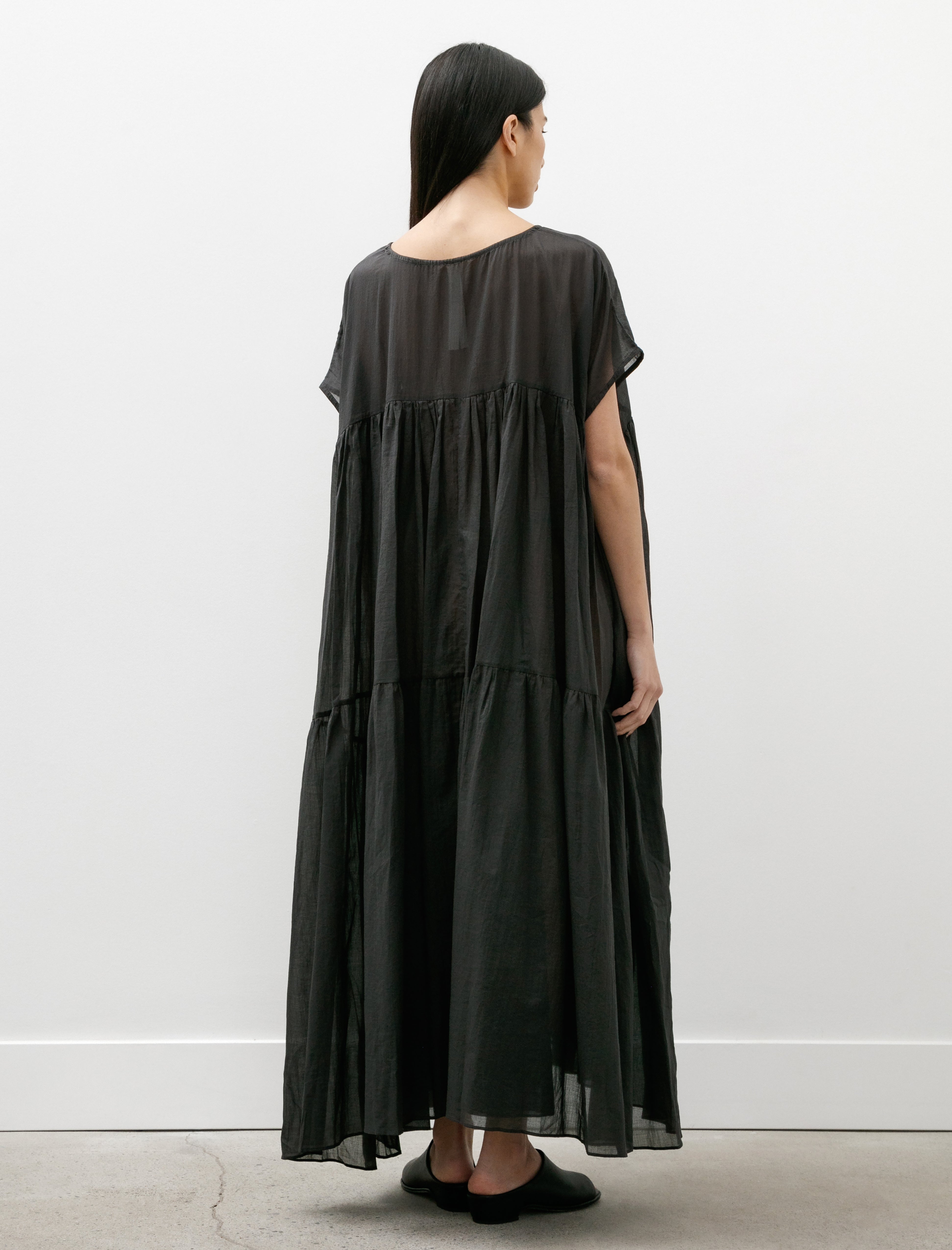 Lauren Manoogian Tier Dress Charcoal