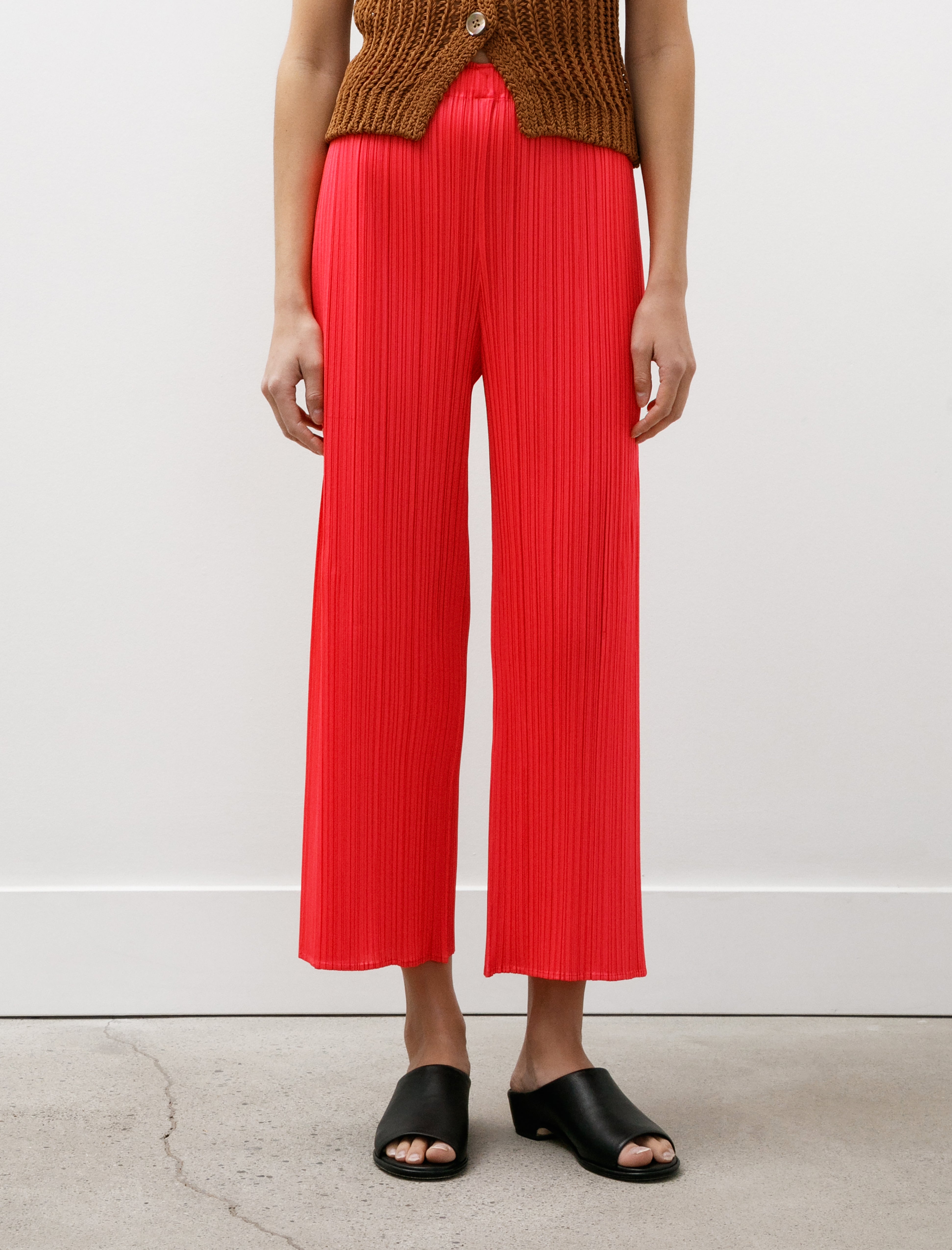 Pleats Please by Issey Miyake Monthly Colours Pants Bright Pink