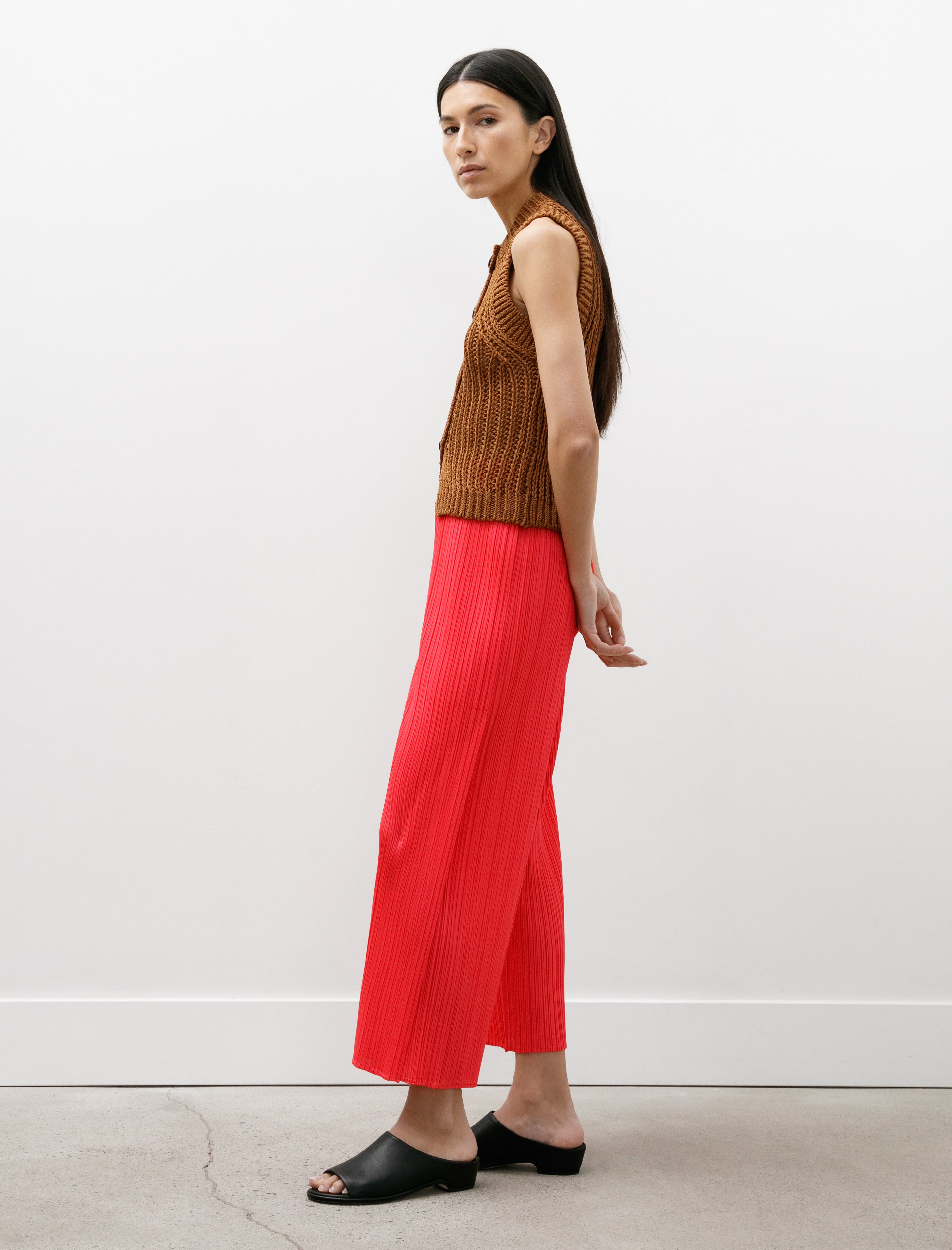 Pleats Please by Issey Miyake Monthly Colours Pants Bright Pink