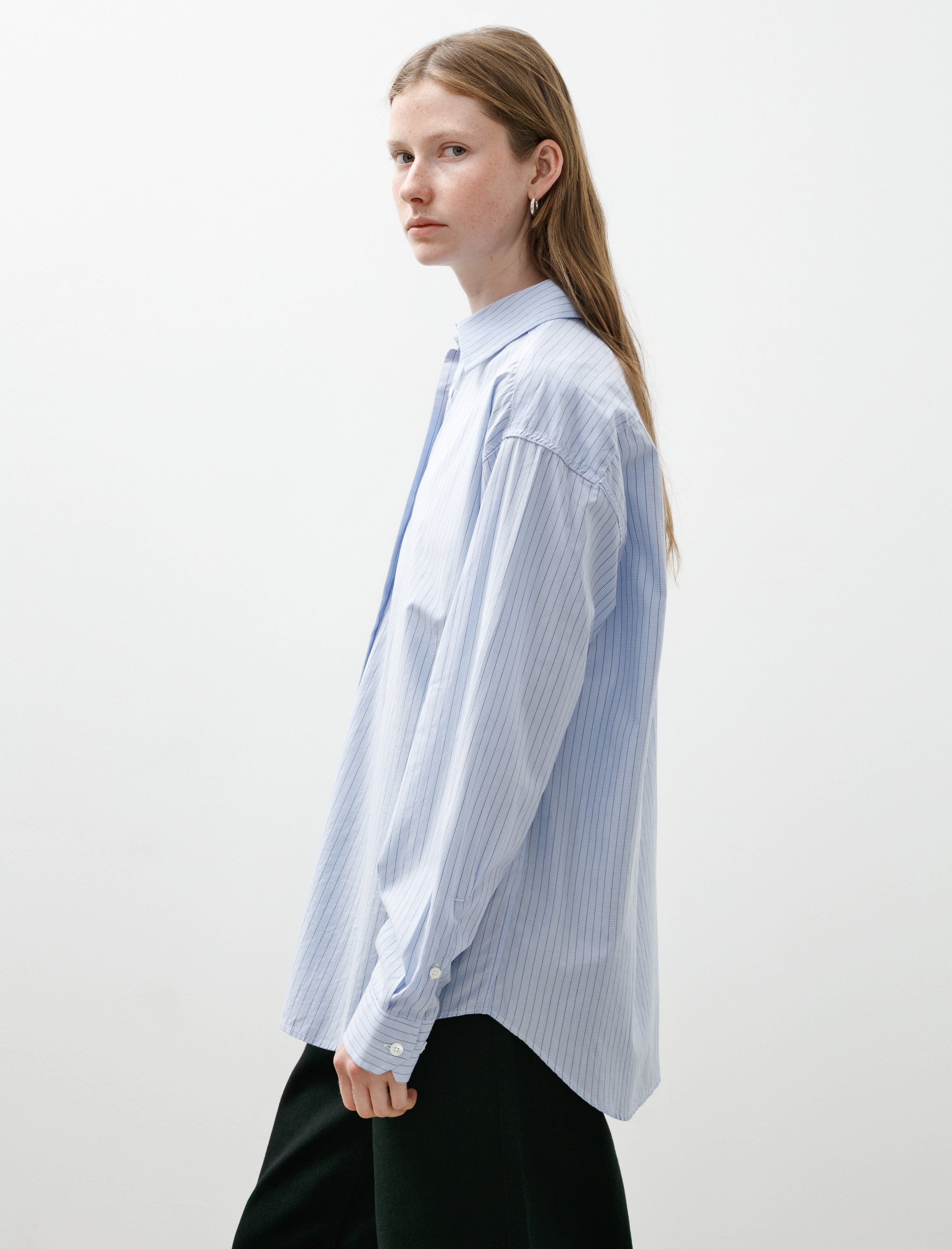 mfpen Women's Generous Shirt Assistant Stripe