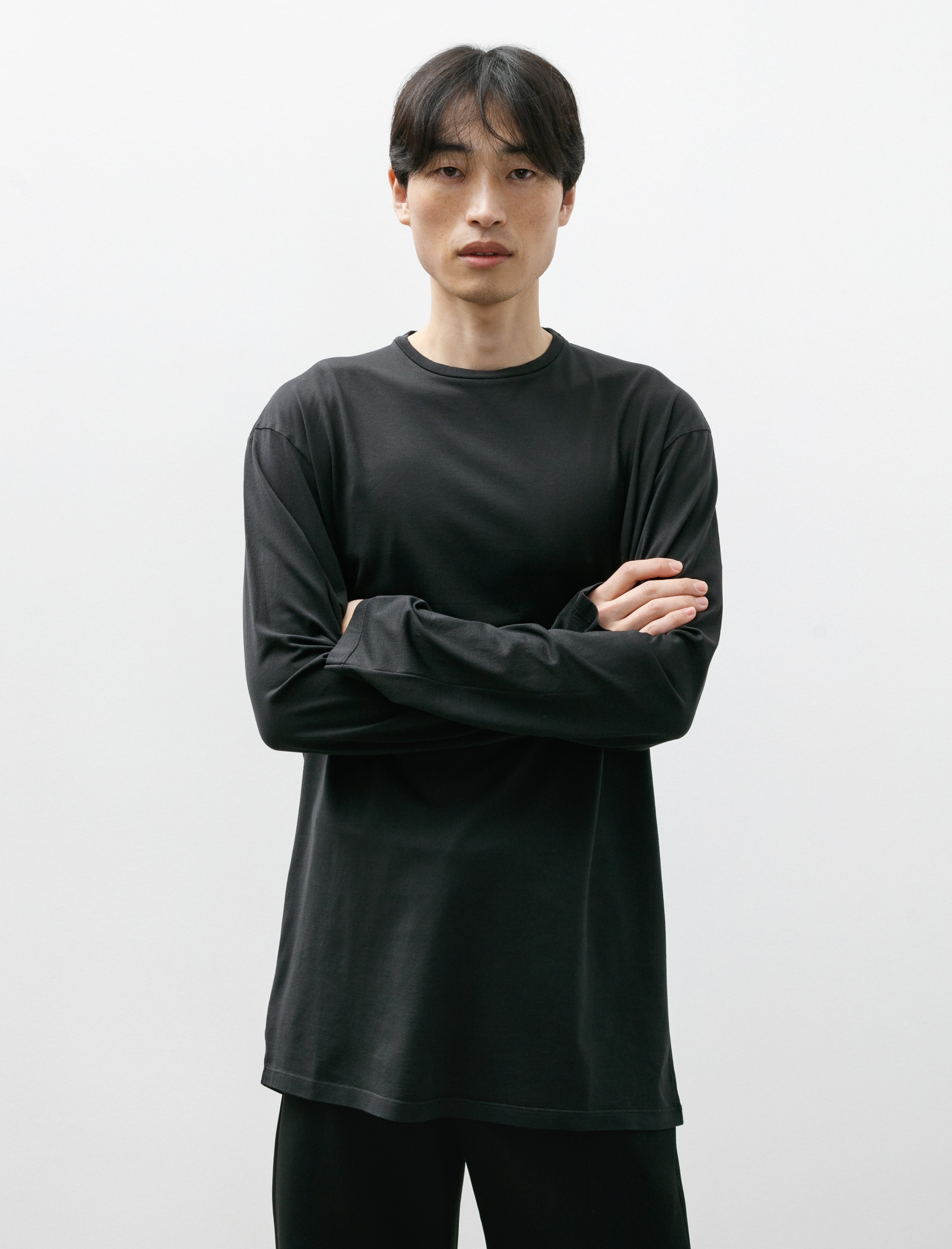 Rier T-Shirt Roundneck Black Jersey