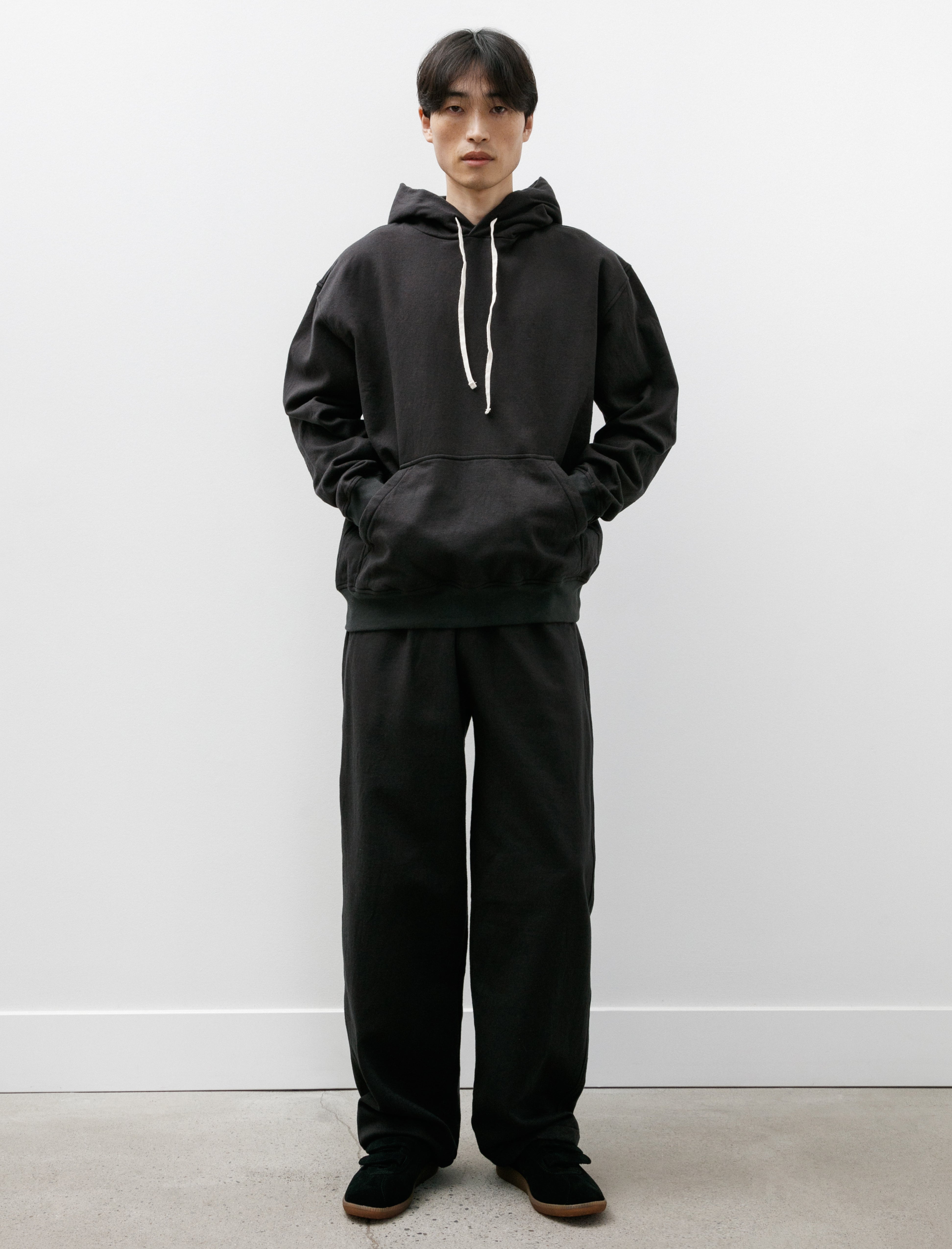 Dana Lee Brown Sweatpant Felted Fleece Wooly Black