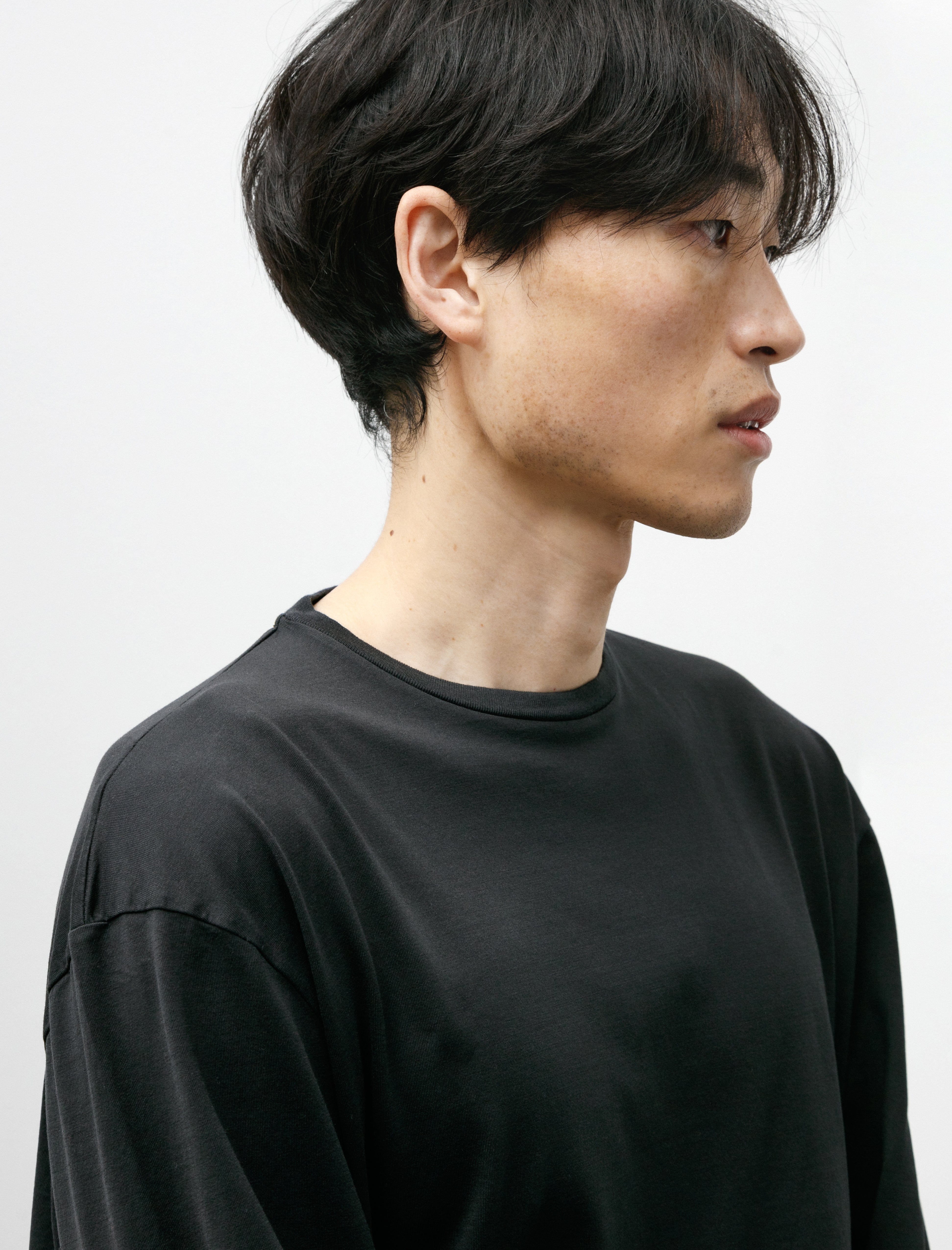 Rier T-Shirt Roundneck Black Jersey