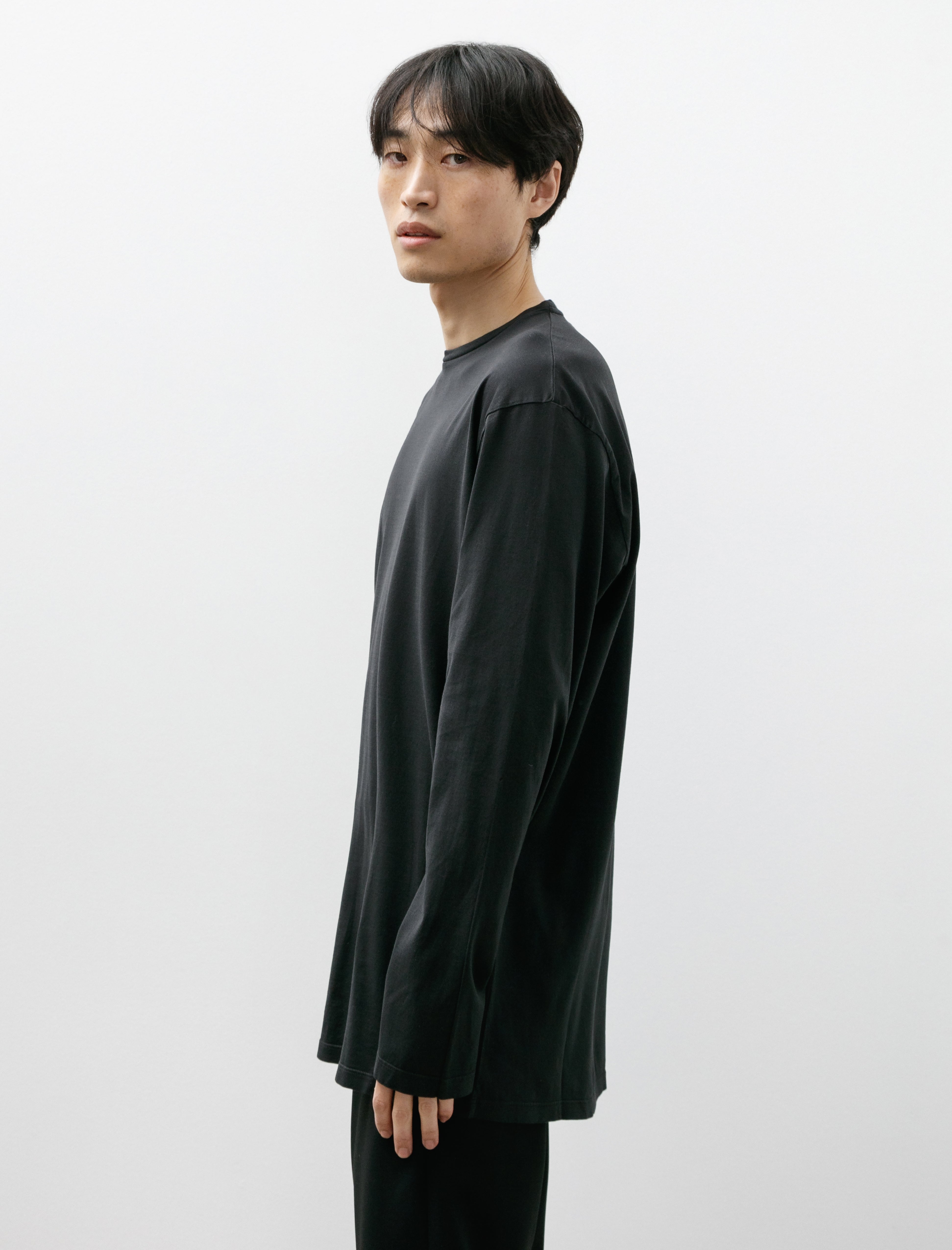 Rier T-Shirt Roundneck Black Jersey
