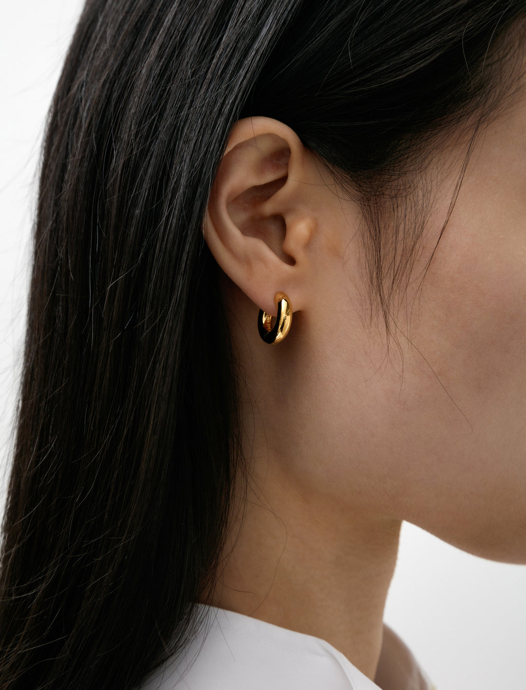 All Blues Almost Earrings Medium Polished Gold – Neighbour
