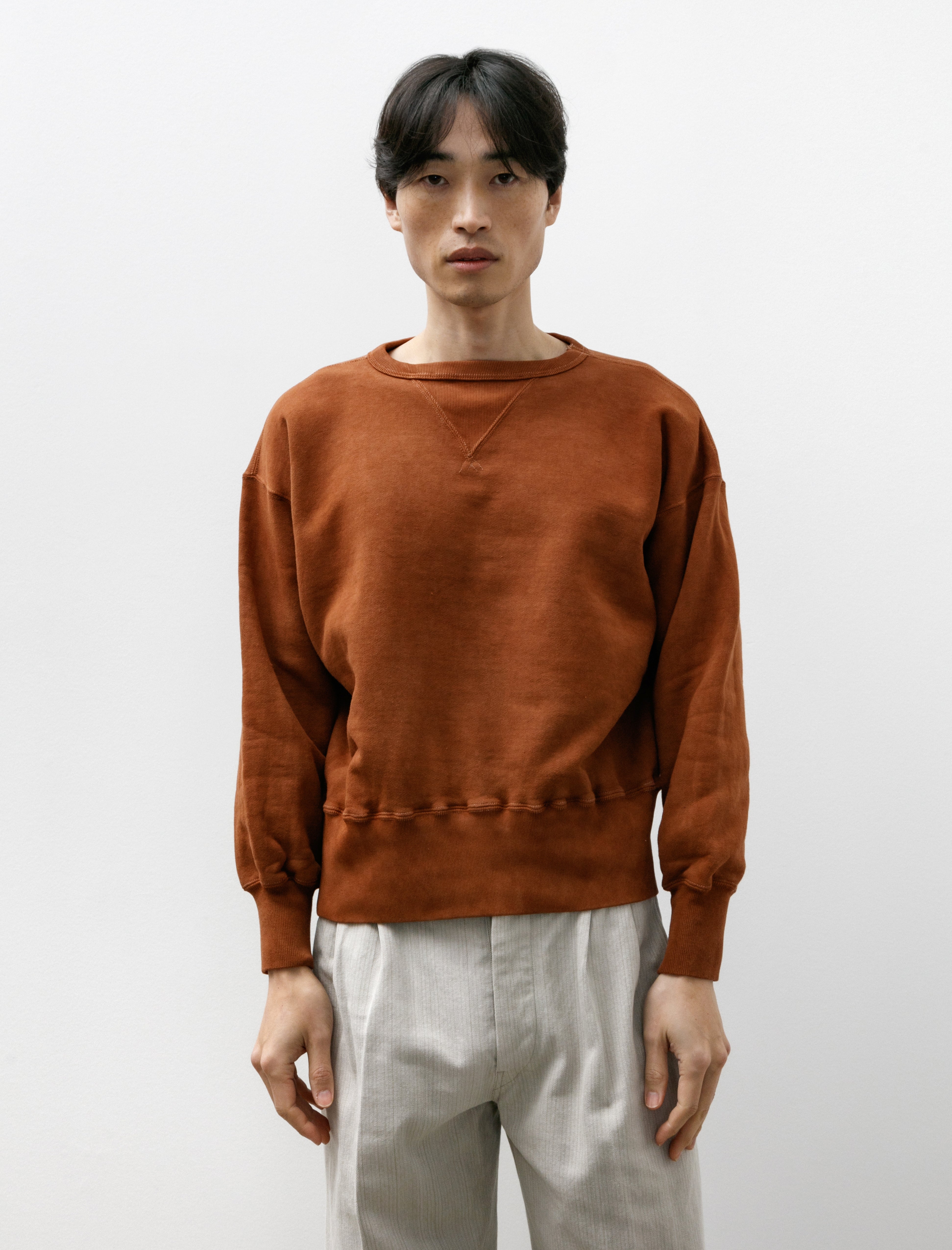 Taiga Takahashi Lot 603 Sweatshirt Techi Tree Dyed Brown